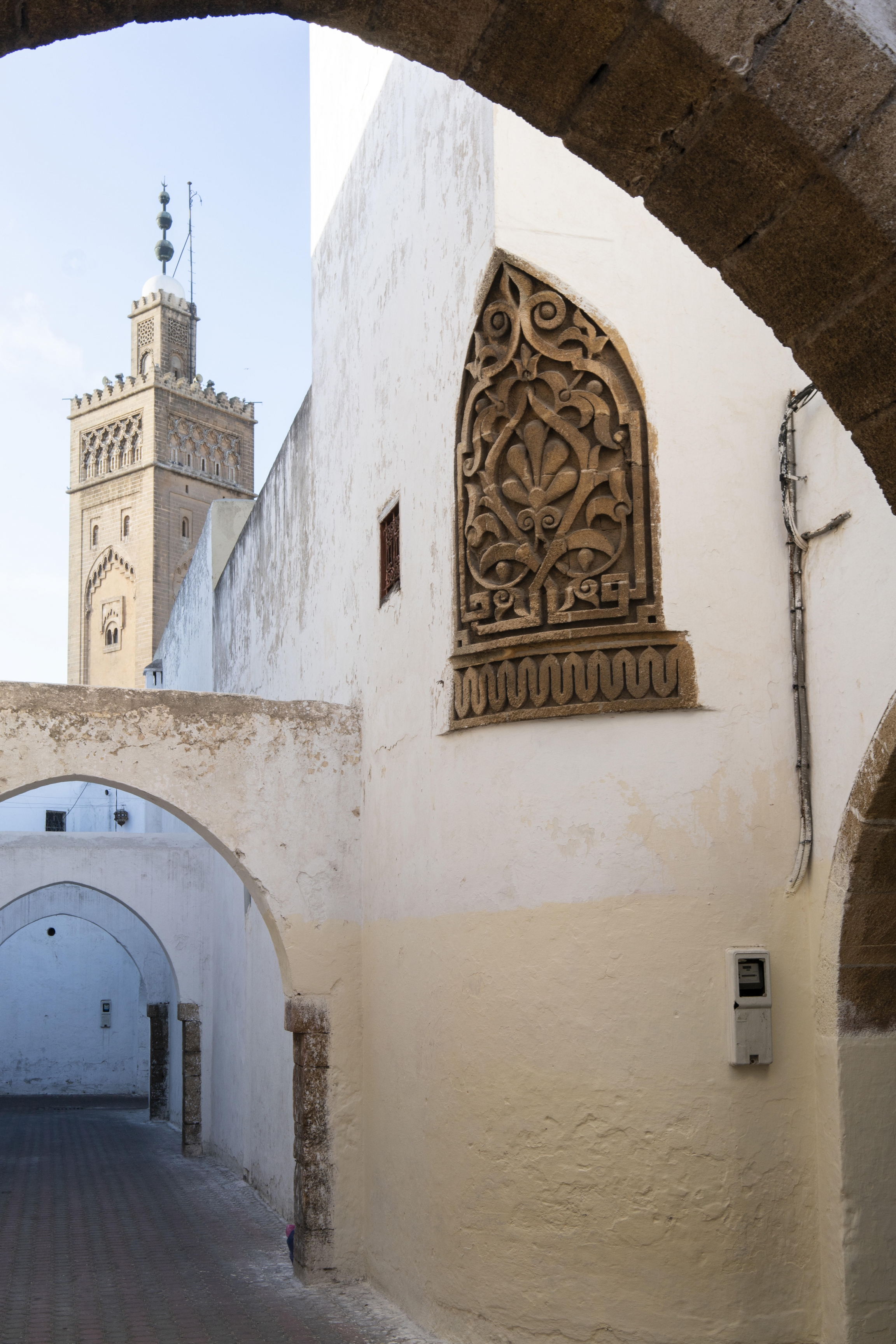 A closed mosque in the historic Habbous neighborhood in Casablanca. A closed mosque in the historic Habbous neighborhood in Casablanca.