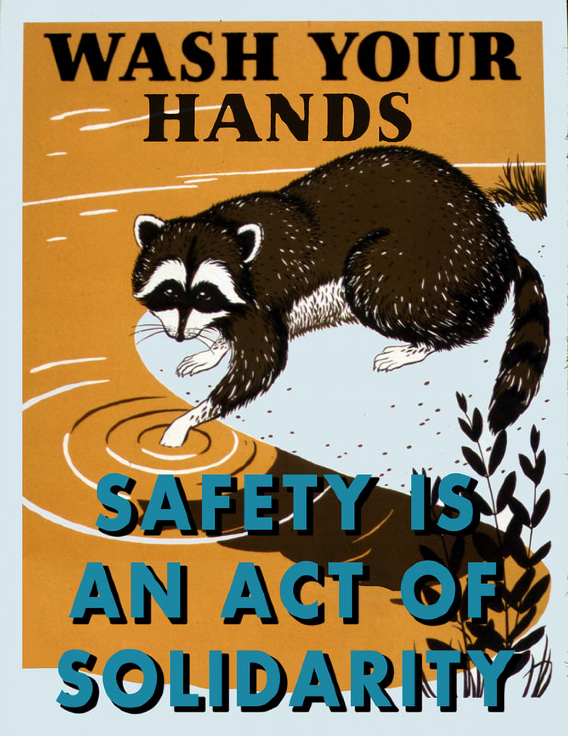 This poster submitted by an anonymous artist conveys a public service announcement. This poster submitted by an anonymous artist conveys a public service announcement.