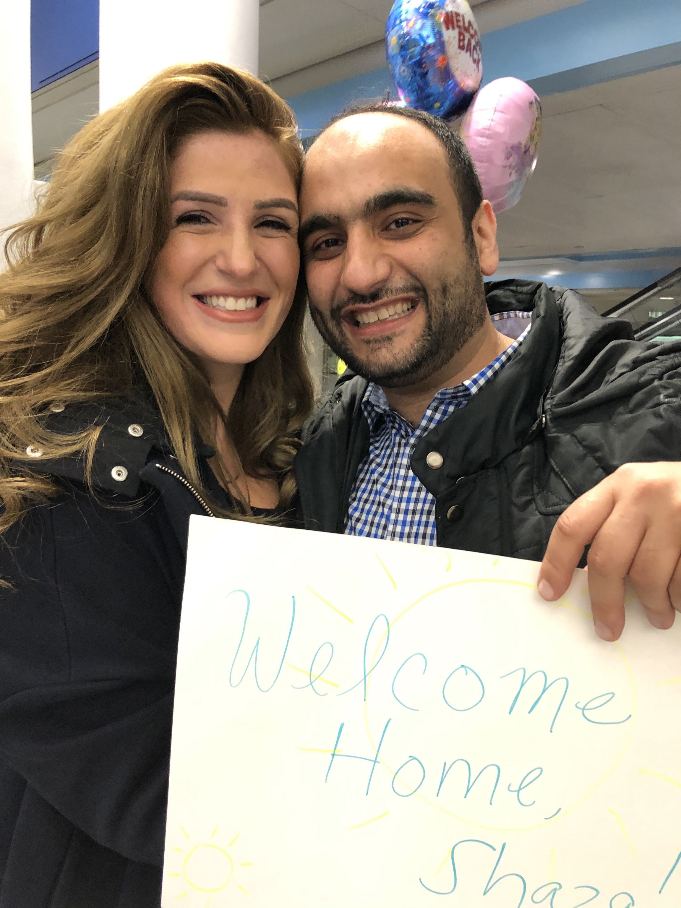 After seven years of living apart, Shaza finally joined Rami in the United States earlier this year. After seven years of living apart, Shaza finally joined Rami in the United States earlier this year.