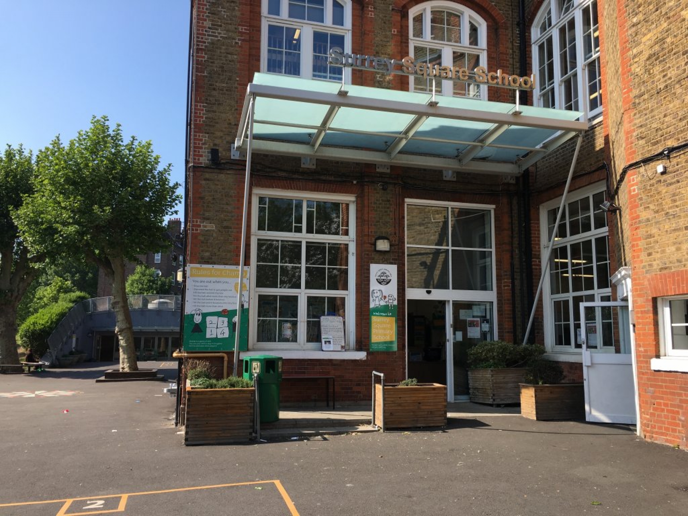 Staff at Surrey Square Primary School, located in southeast London, have been working to provide food for their most vulnerable students during the pandemic. Staff at Surrey Square Primary School, located in southeast London, have been working to provide food for their most vulnerable students during the pandemic.