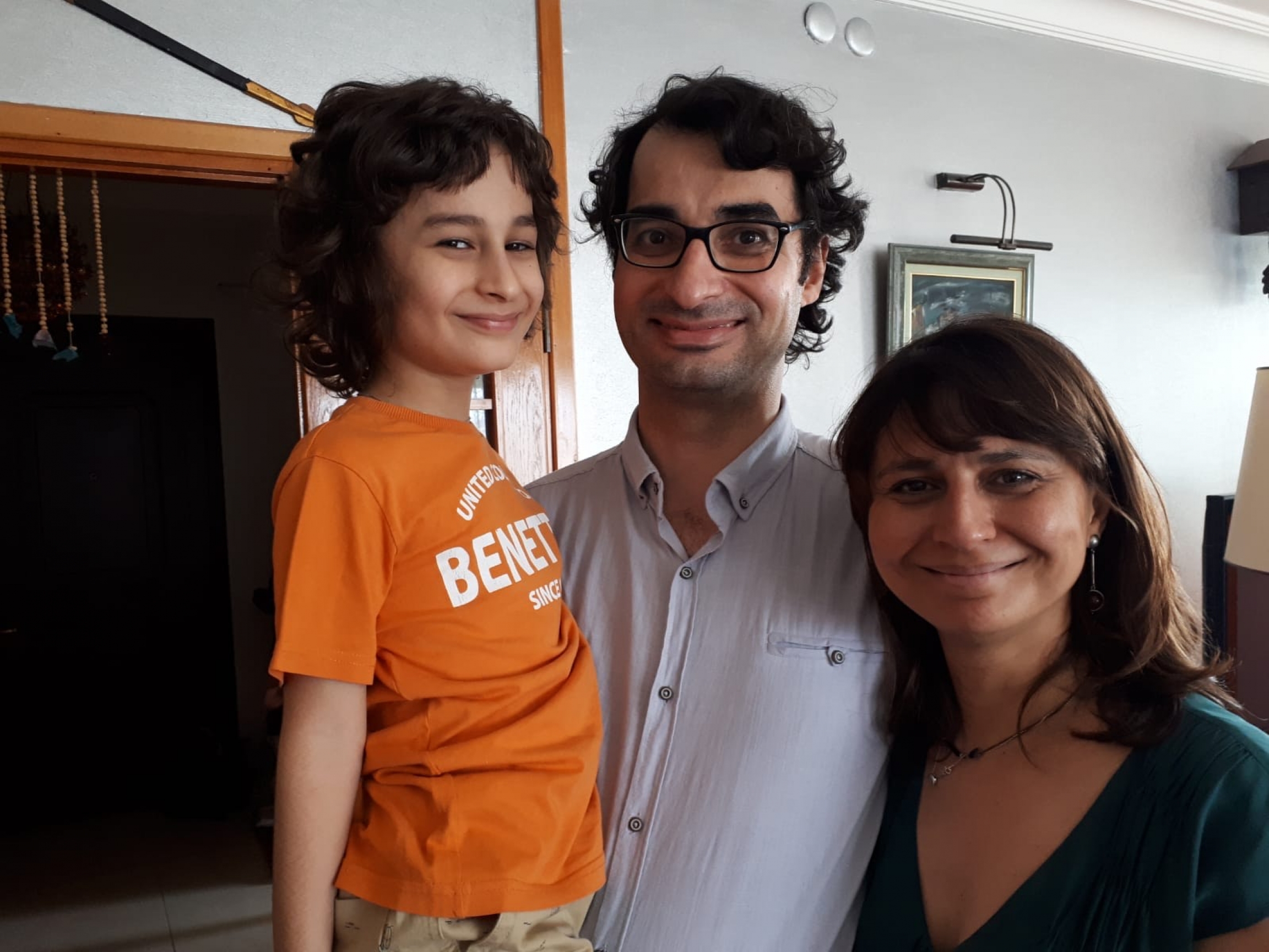 Özge Terkoğlu and her husband, Barış Terkoğlu, are pictured with their young son. Özge Terkoğlu and her husband, Barış Terkoğlu, are pictured with their young son.