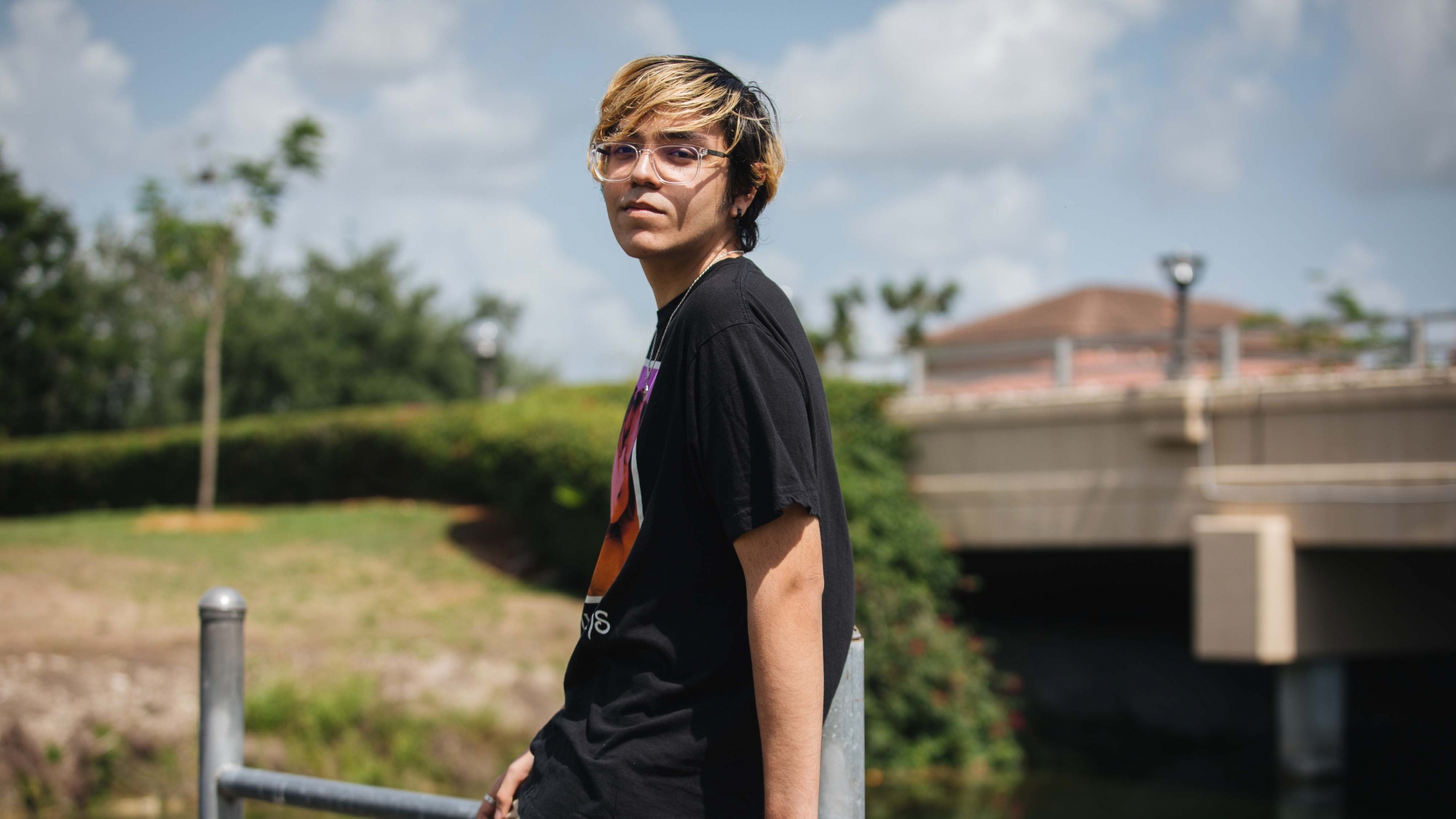 Jacob Cuenca, 18, a registered Republican, poses outside his home in Homestead, Florida, on May 21, 2020. Jacob Cuenca, 18, a registered Republican, poses outside his home in Homestead, Florida, on May 21, 2020.