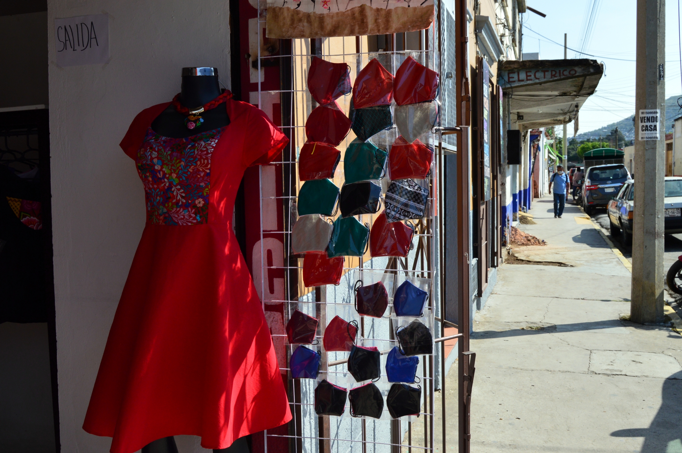 Many shops in Mexico have shifted to face mask production to stay afloat during the pandemic. Many shops in Mexico have shifted to face mask production to stay afloat during the pandemic.