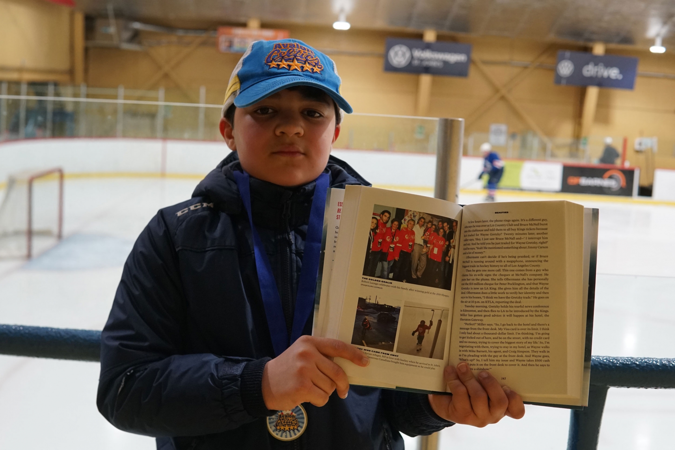 TSN broadcaster James Duthie dedicated a chapter of his latest book to Yamen Bai and his story of joining hockey in Canada. TSN broadcaster James Duthie dedicated a chapter of his latest book to Yamen Bai and his story of joining hockey in Canada.