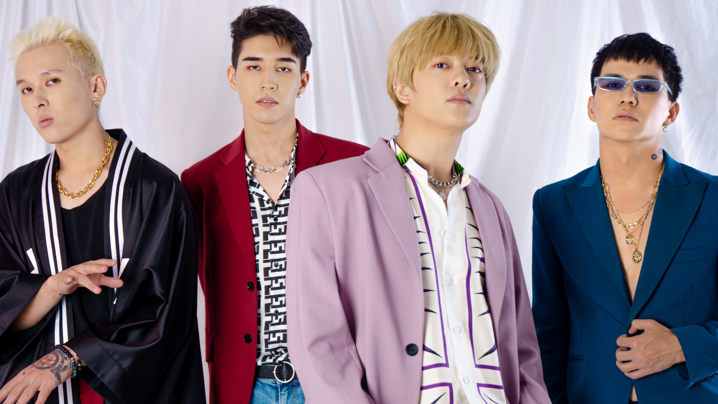 Members of Ninety One, a Q-pop boy band. Members of Ninety One, a Q-pop boy band.