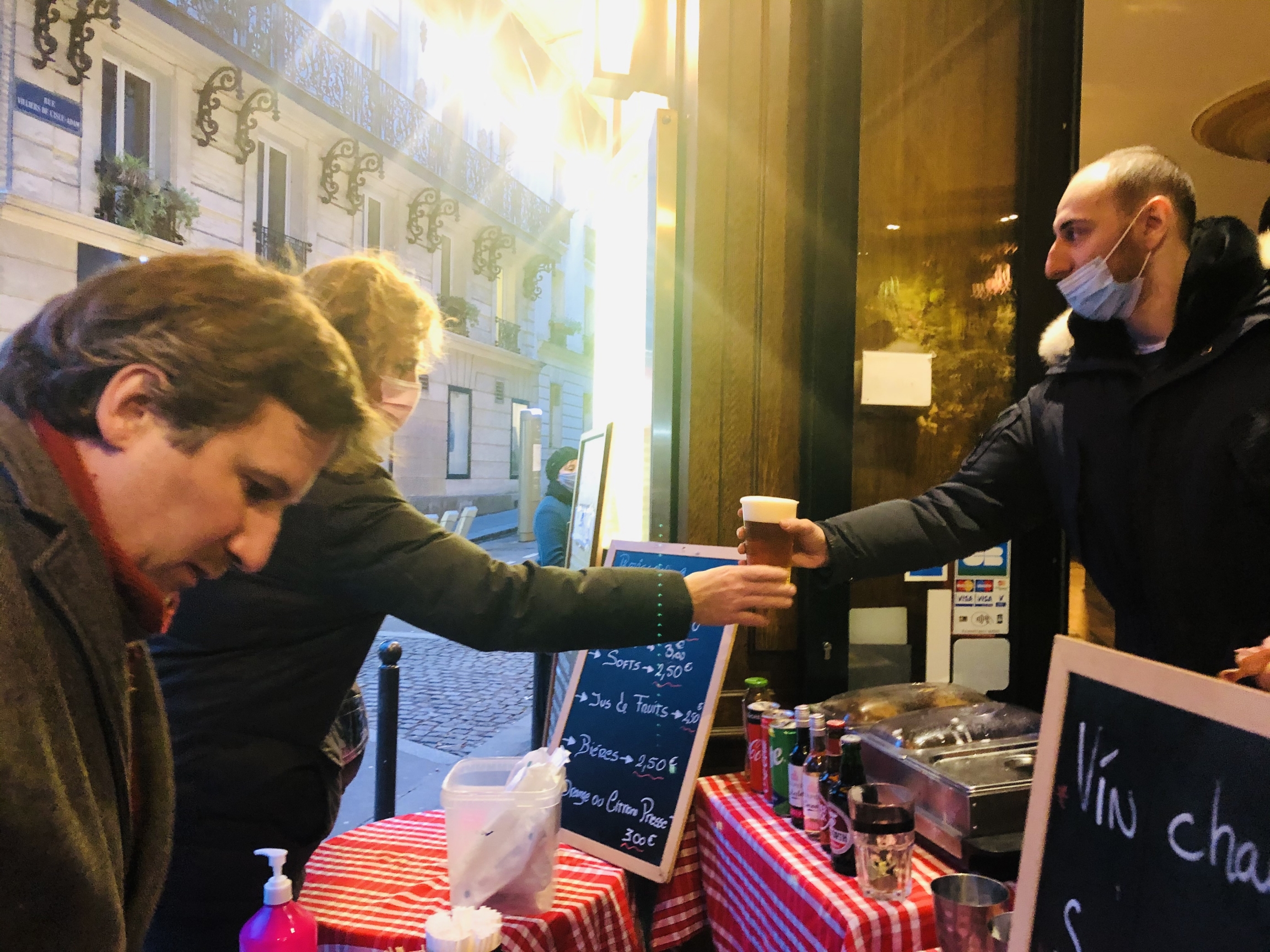 Manager Mehdi Lalmas (right) says the new 6pm curfew has been "catastrophic" for his business. Manager Mehdi Lalmas (right) says the new 6pm curfew has been "catastrophic" for his business.