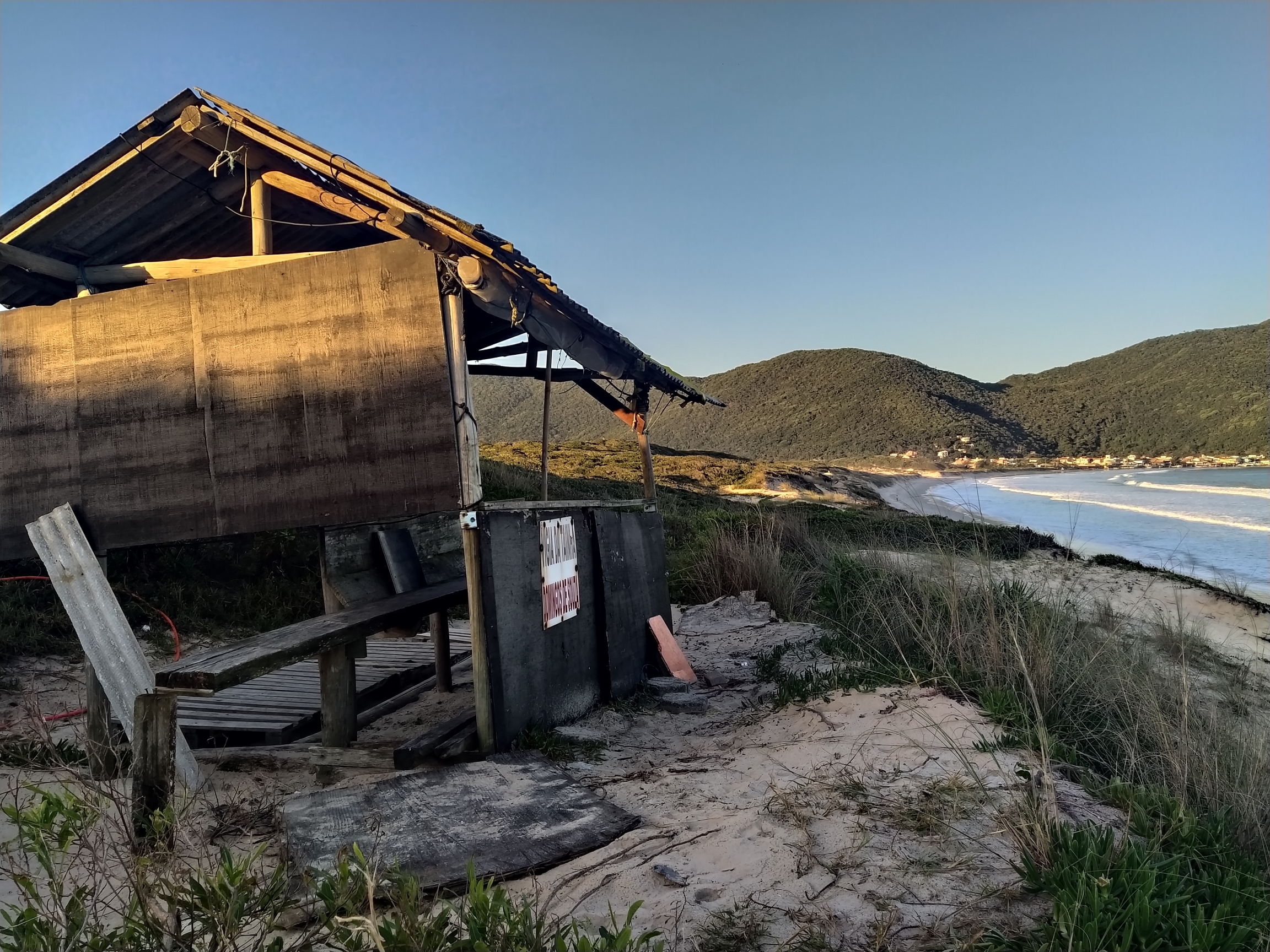 A small fishers' hut in Pantano do Sul. A small fishers' hut in Pantano do Sul.