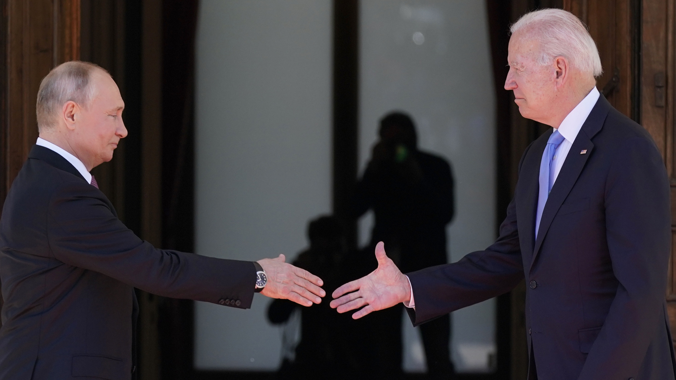 President Joe Biden meets with Russian President Vladimir Putin, Wednesday, June 16, 2021, in Geneva, Switzerland. President Joe Biden meets with Russian President Vladimir Putin, Wednesday, June 16, 2021, in Geneva, Switzerland.