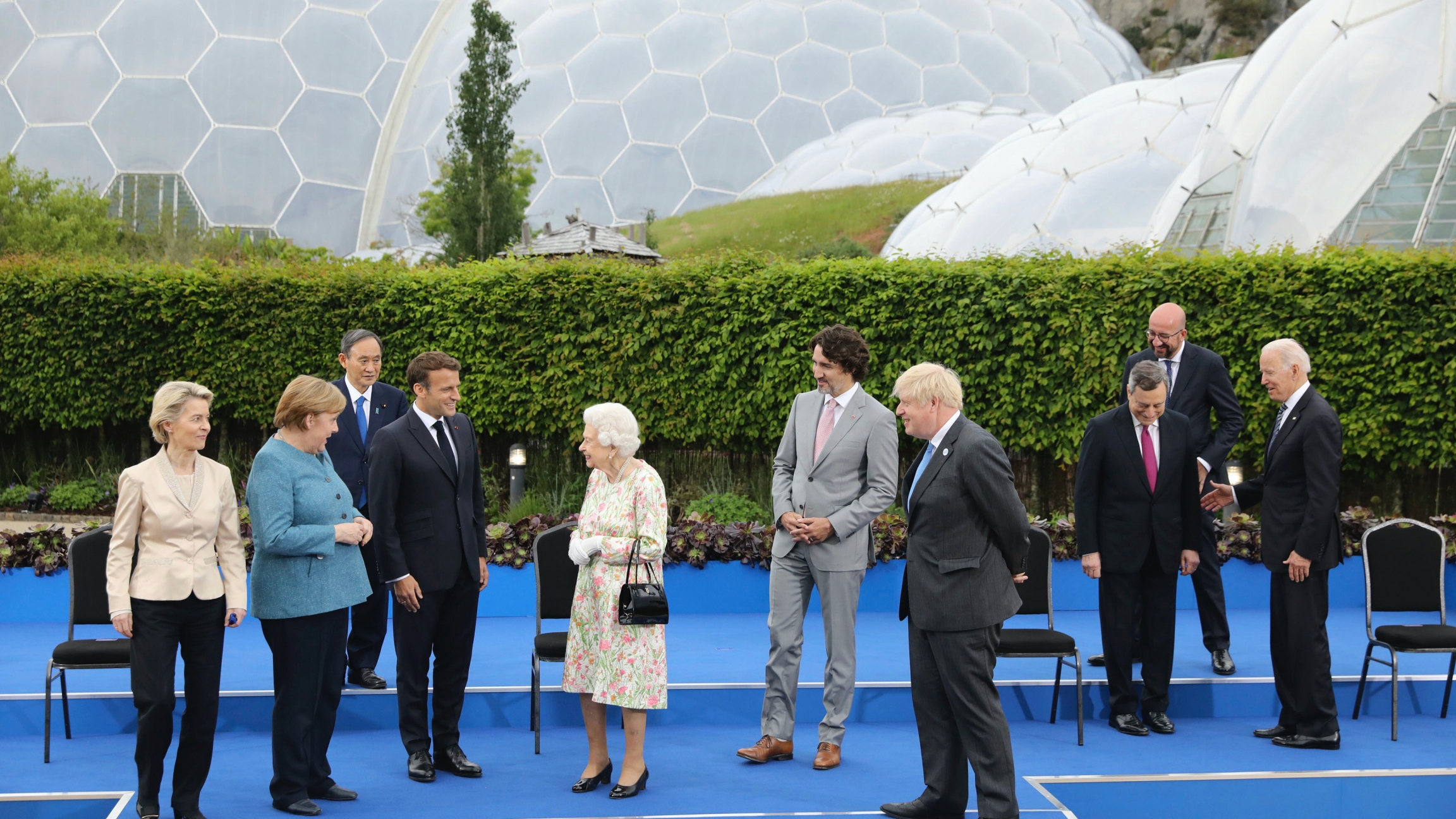 G-7 leaders gather G-7 leaders gather