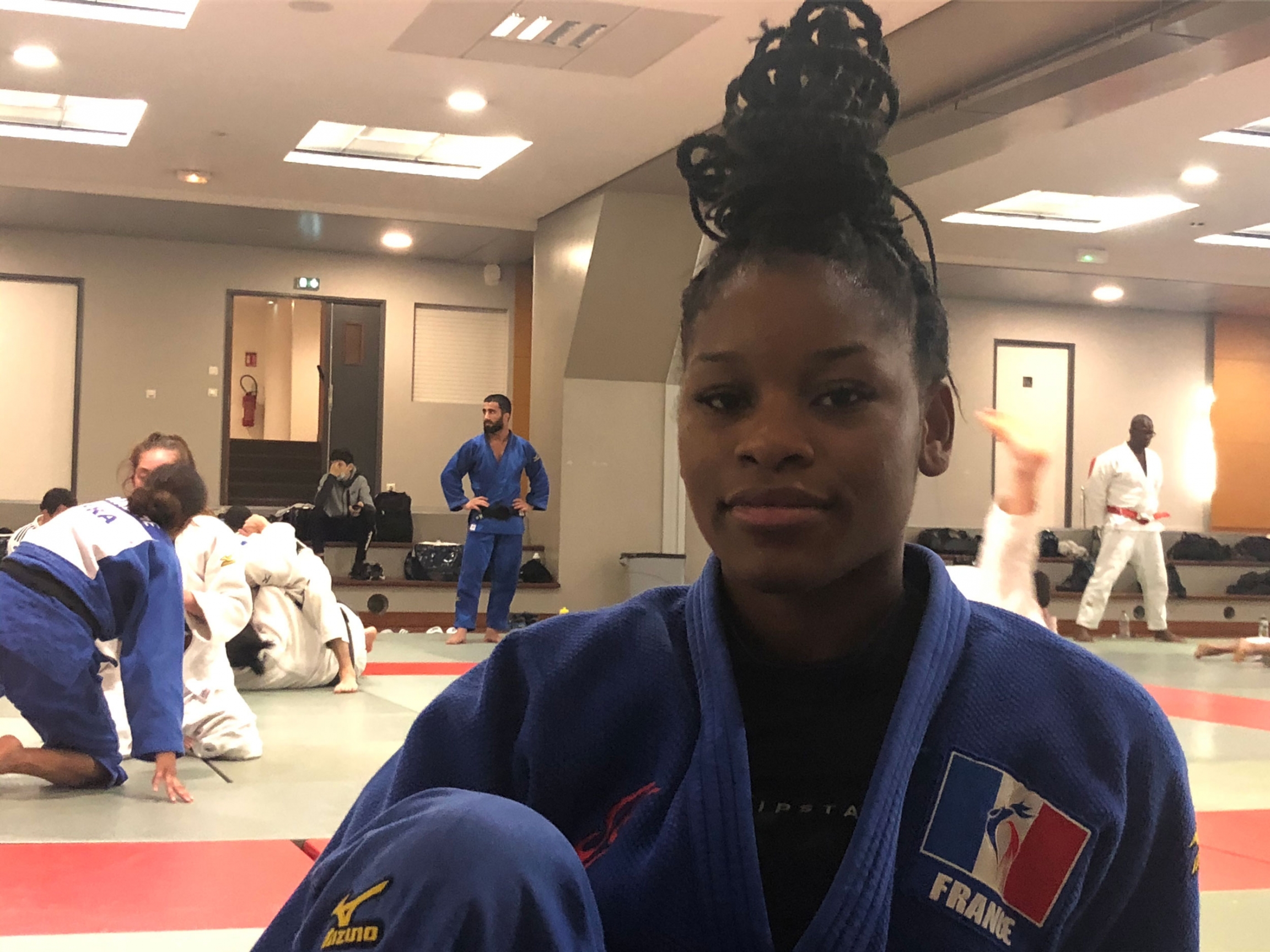 Kaila Issoufi, 21, practices judo. Kaila Issoufi, 21, practices judo.
