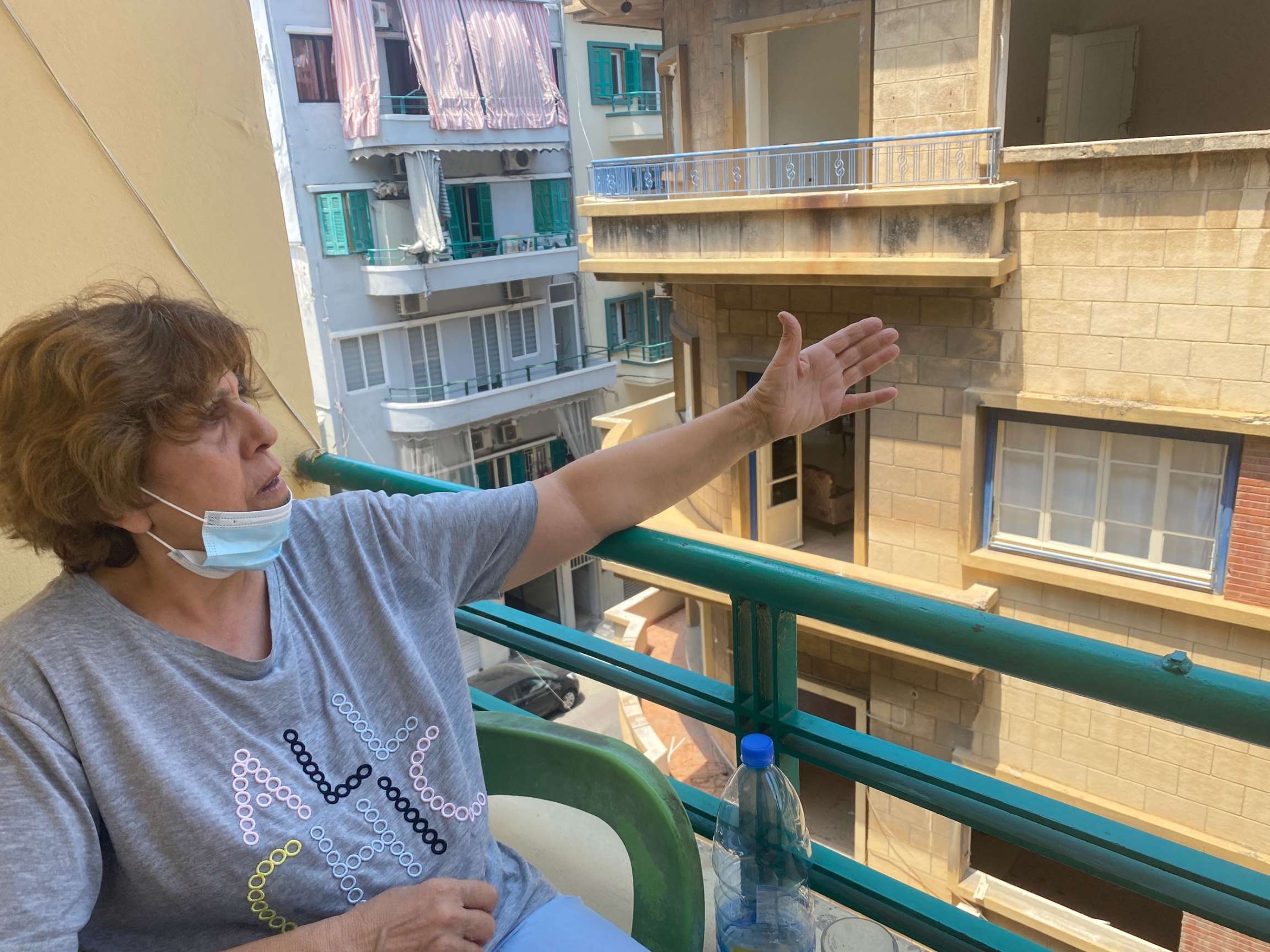 In the days after the blast, Norma Irani refused to leave her windowless, doorless home. In the days after the blast, Norma Irani refused to leave her windowless, doorless home.