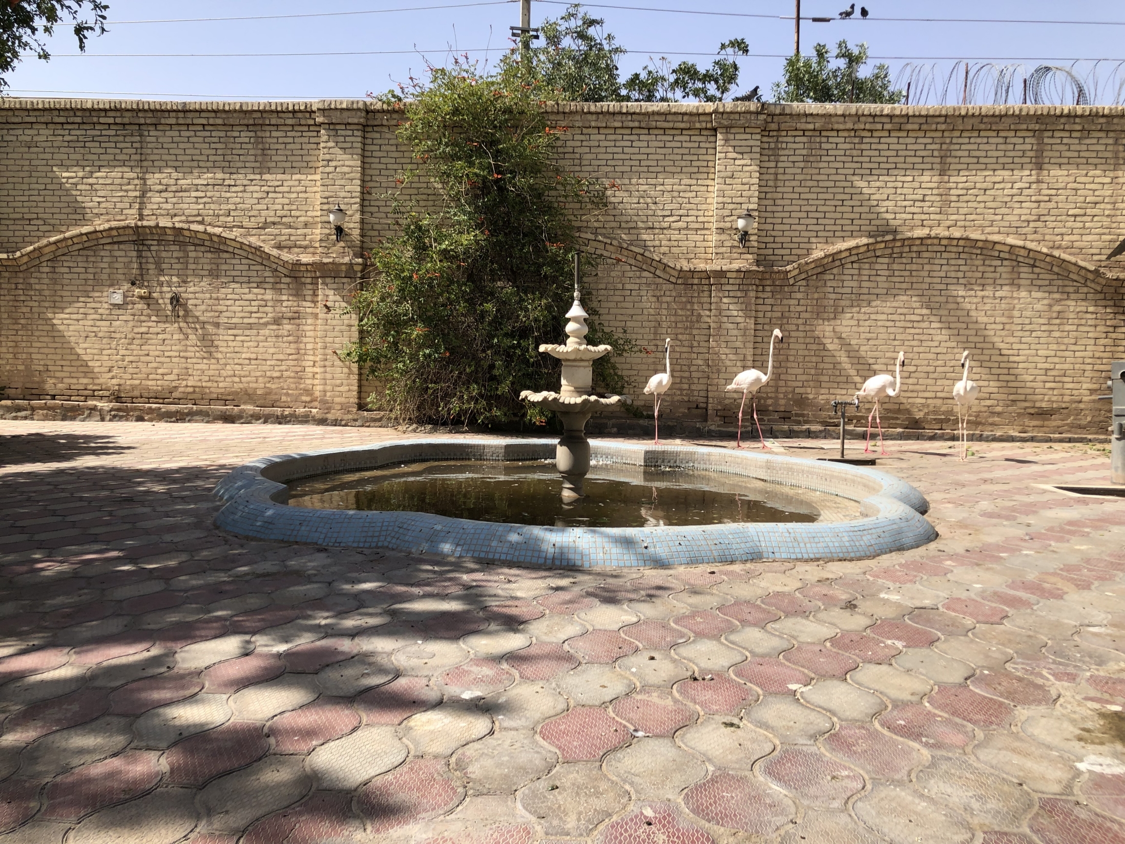 Ismail Khan's villa in Herat, Afghanistan, in late July. Villa