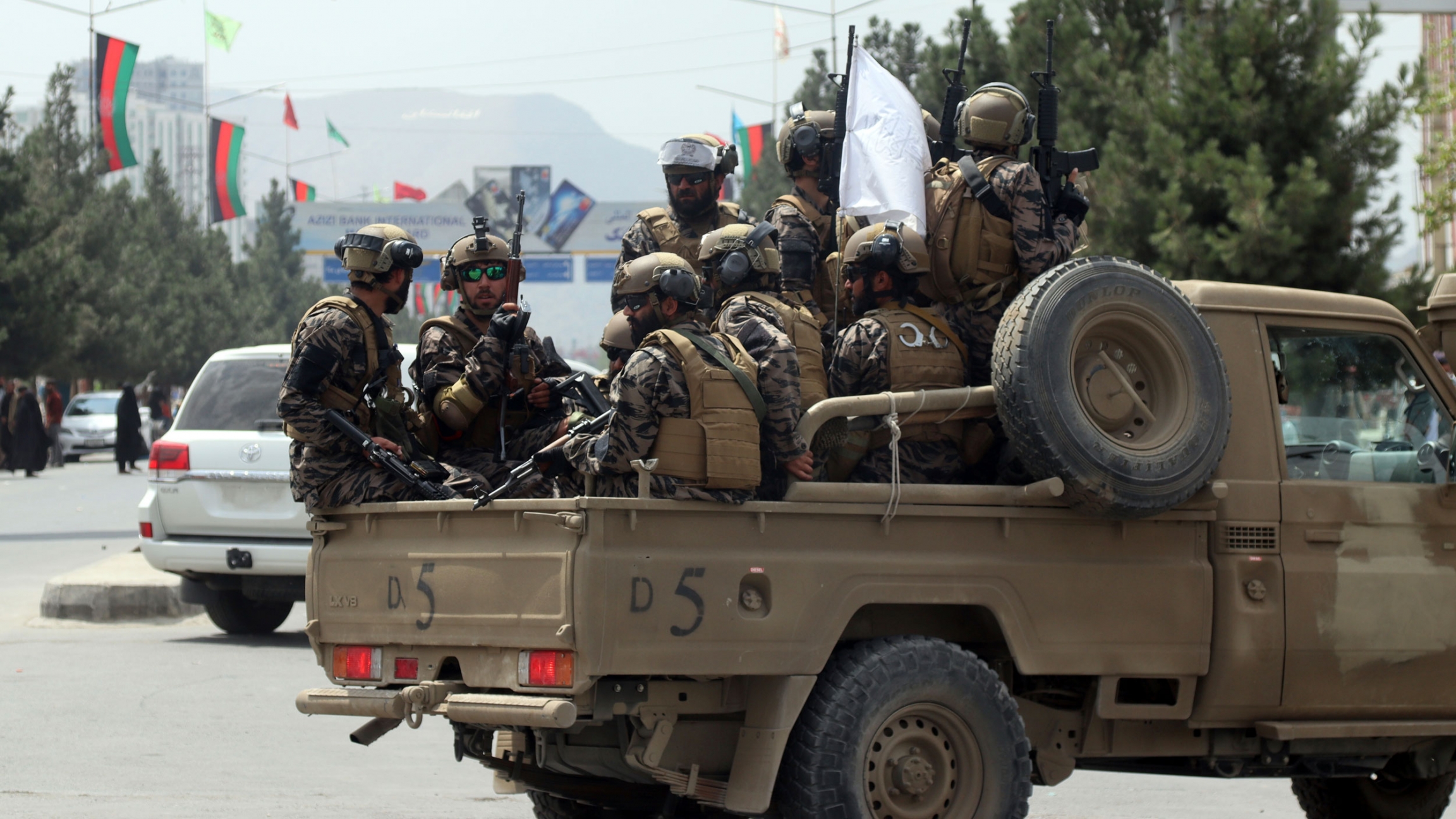 Taliban special force fighters arrive inside the Hamid Karzai International Airport after the US military's withdrawal, in Kabul, Afghanistan, Tuesday, Aug. 31, 2021. Taliban special force fighters arrive inside the Hamid Karzai International Airport after the US military's withdrawal, in Kabul, Afghanistan, Tuesday, Aug. 31, 2021.