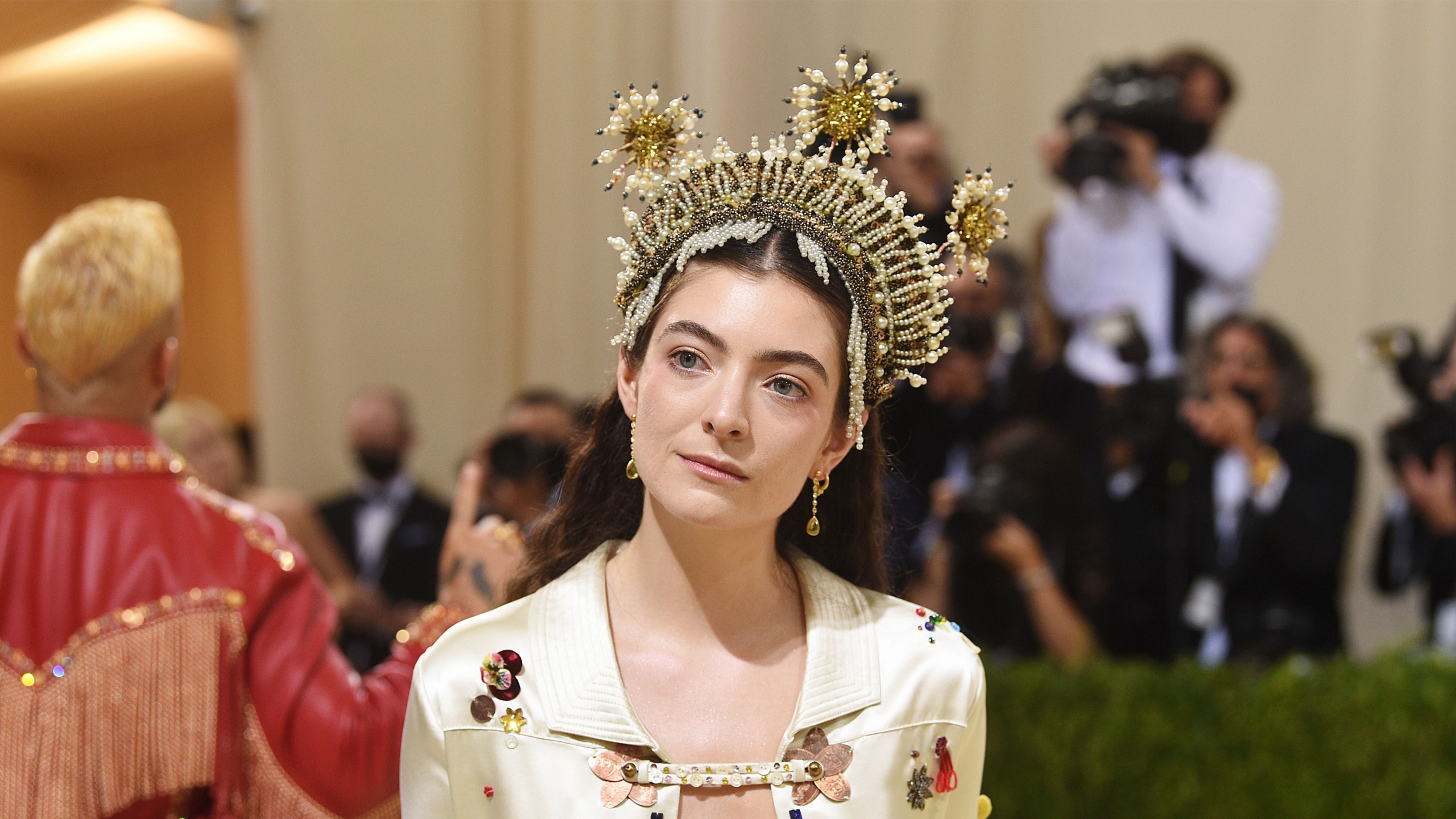 New Zealand singer and songwriter Lorde attends The Metropolitan Museum of Art's Costume Institute benefit gala celebrating the opening of the "In America: A Lexicon of Fashion" exhibition on Sept. 13, 2021, in New York City. New Zealand singer and songwriter Lorde attends The Metropolitan Museum of Art's Costume Institute benefit gala celebrating the opening of the "In America: A Lexicon of Fashion" exhibition on Sept. 13, 2021, in New York City.