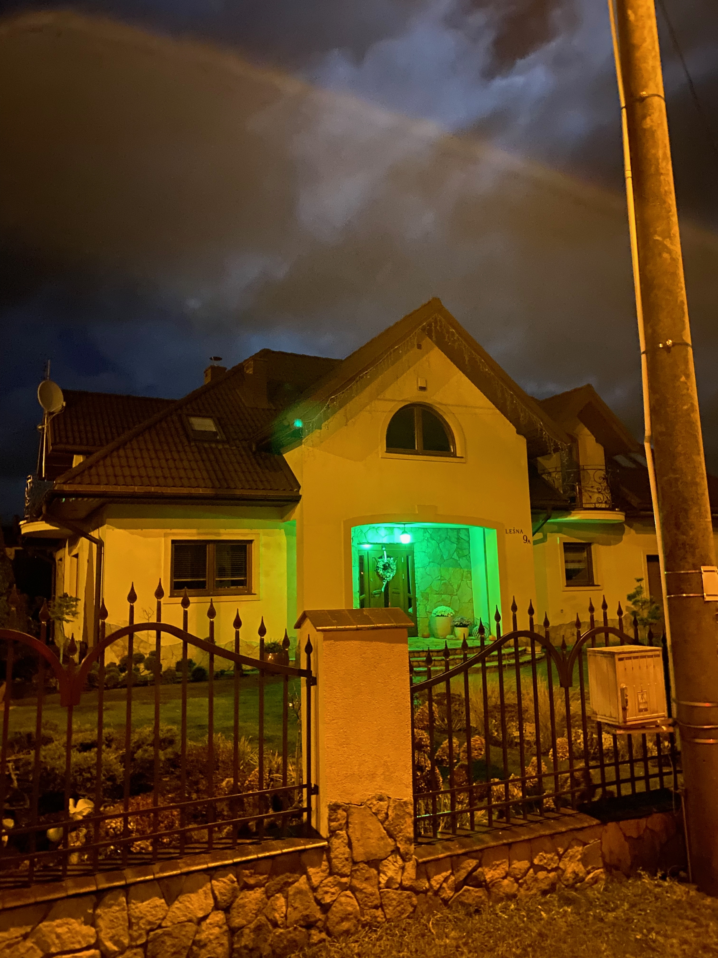 Locals near the Belarusian border have lit green lanterns in their homes to signal to migrants that it is a safe place to seek help Locals near the Belarusian border have lit green lanterns in their homes to signal to migrants that it is a safe place to seek help