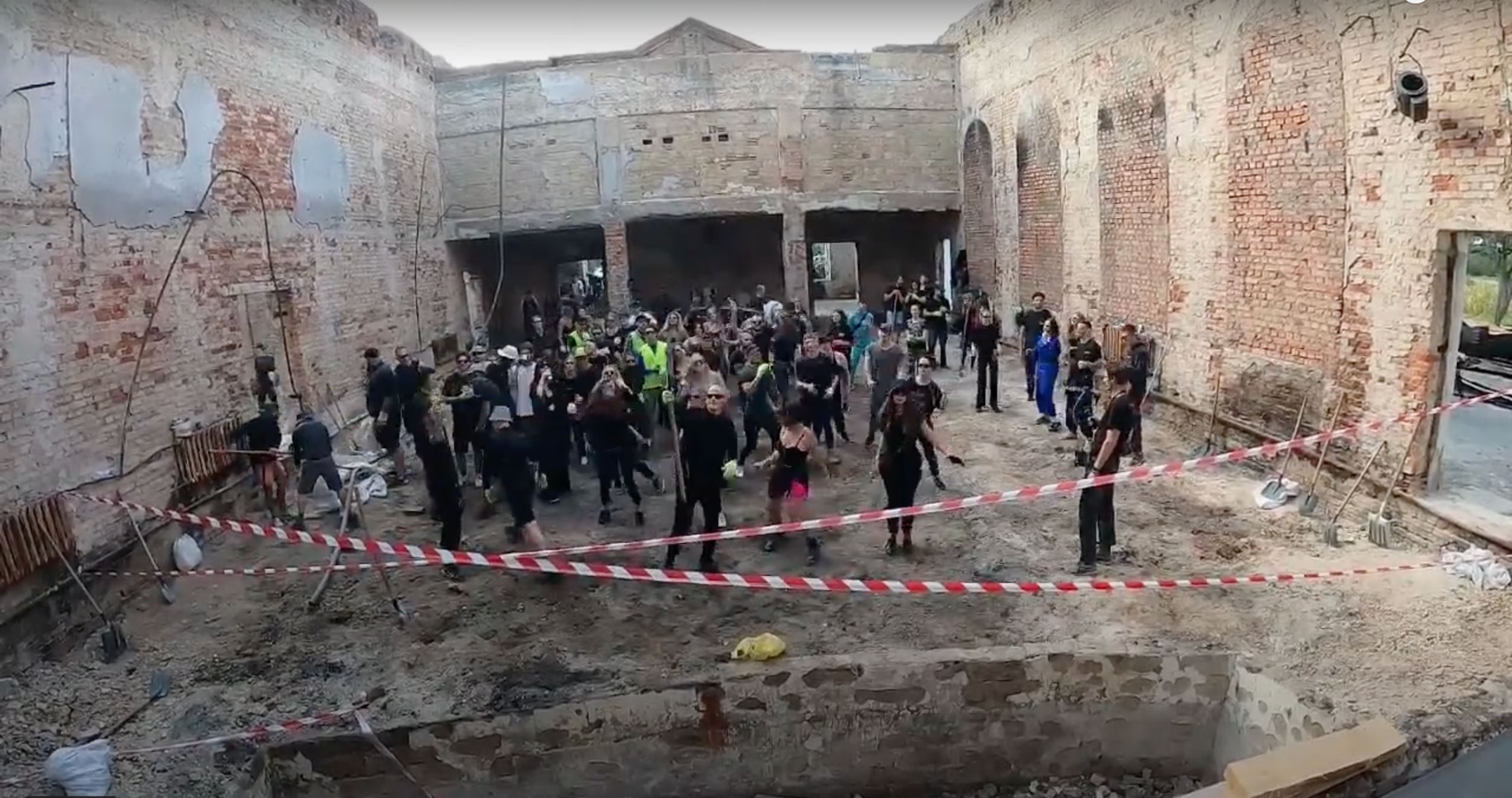 Repair Together hosts a clean-up rave in Ivanivka, Chernihivska oblast.