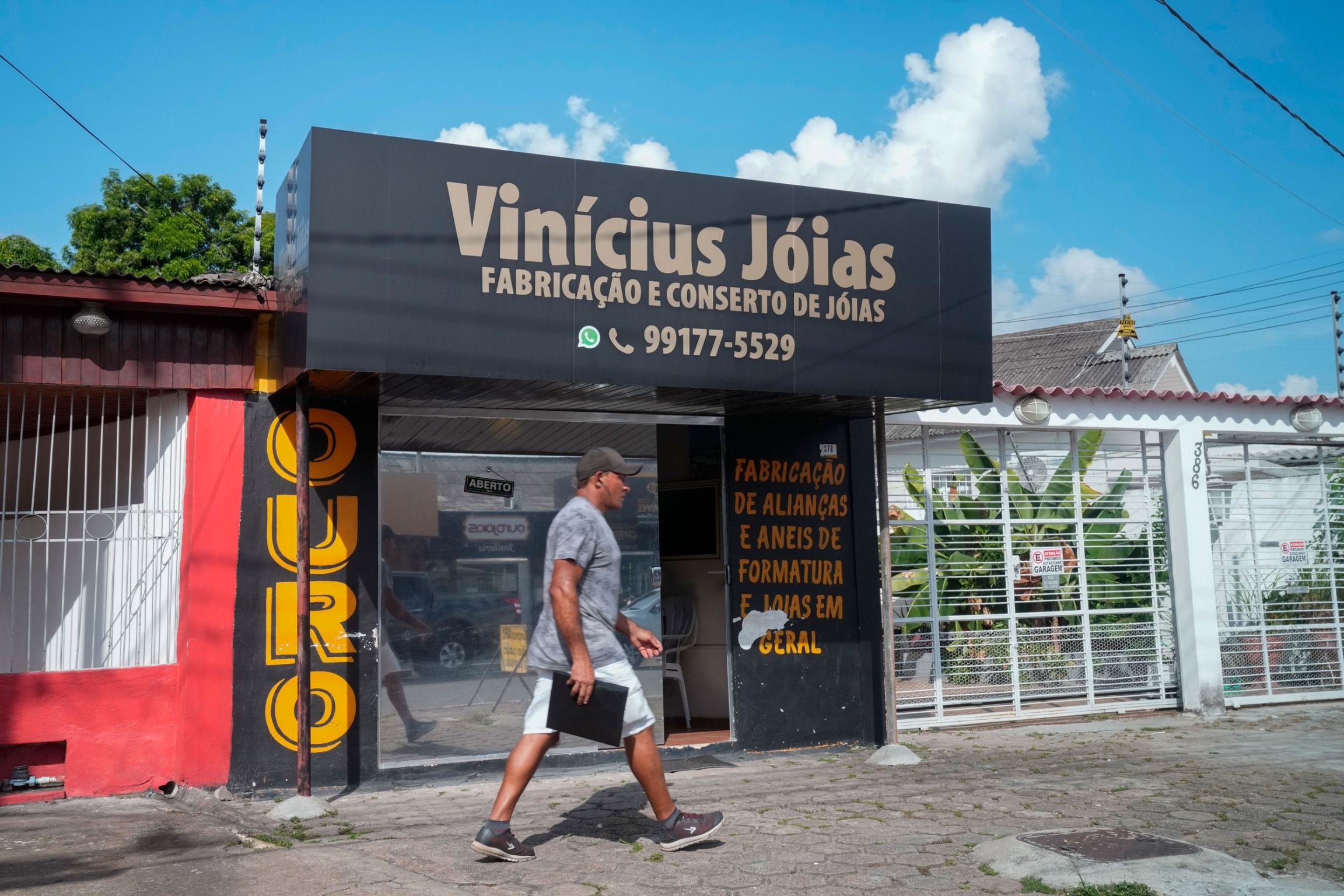 A gold store in Boa Vista, Brazil, Wednesday, Nov. 3, 2021. 