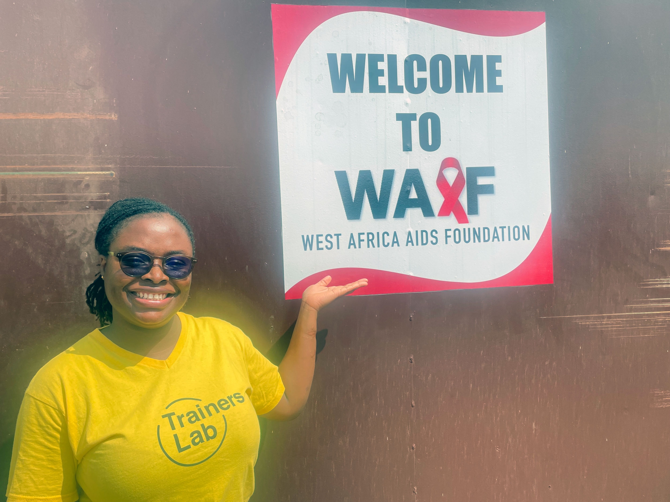 Penelope Mawuenam Agbai works with the West Africa AIDS foundation.