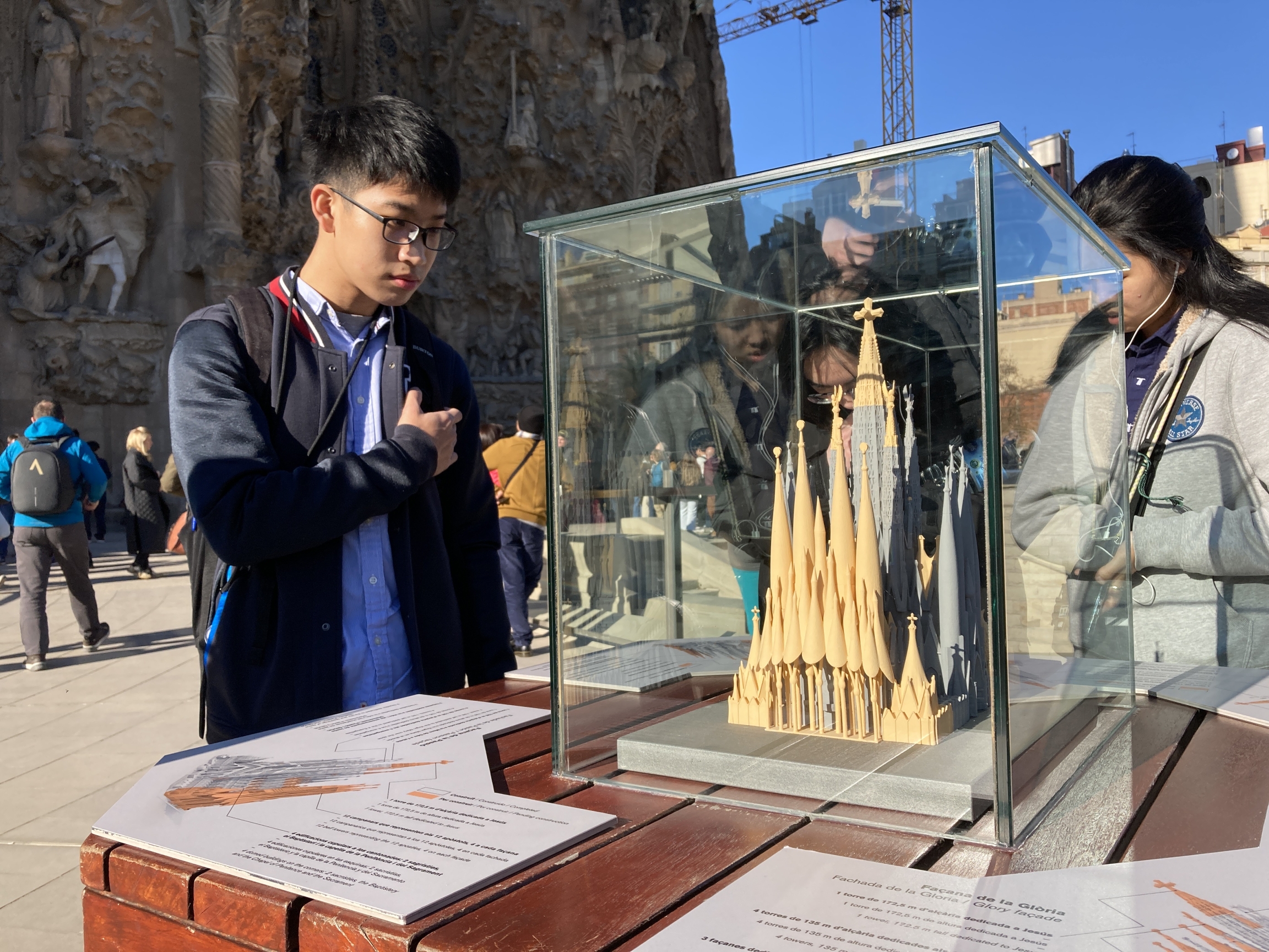 maquette on display
