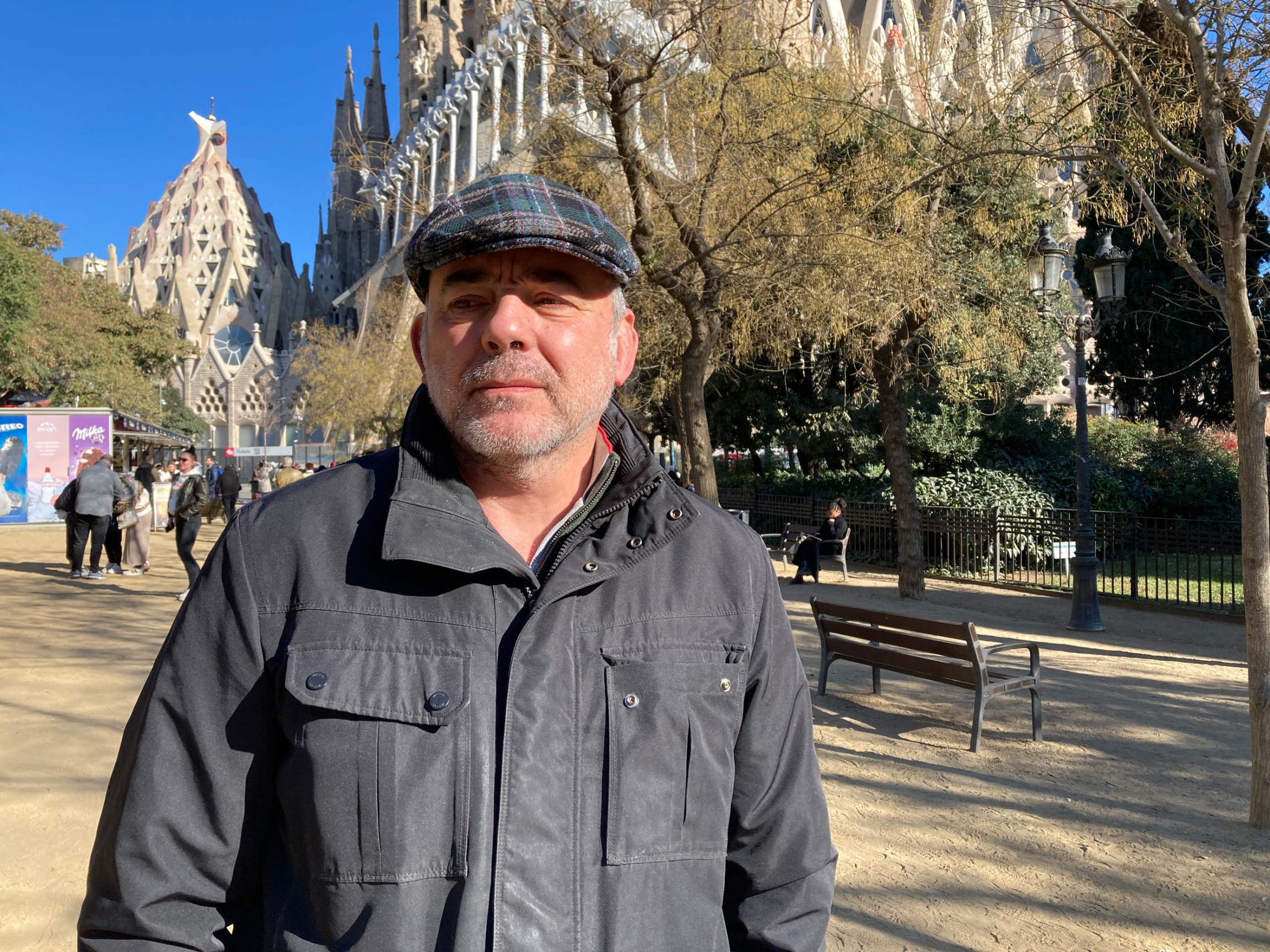 Francesc Pla is the vice president of an association residents organized to defend their right to stay in their apartments.
