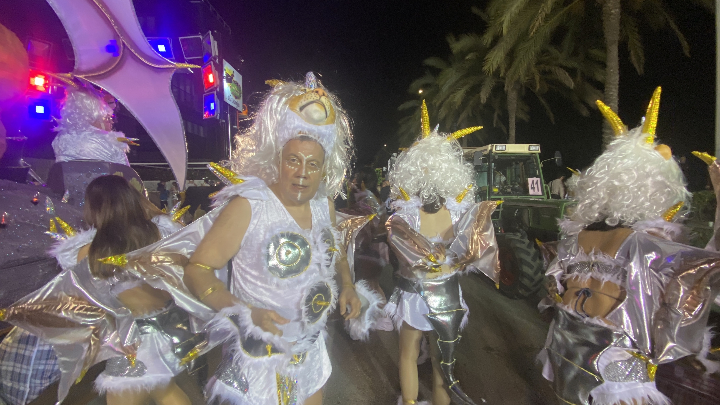 people in costume