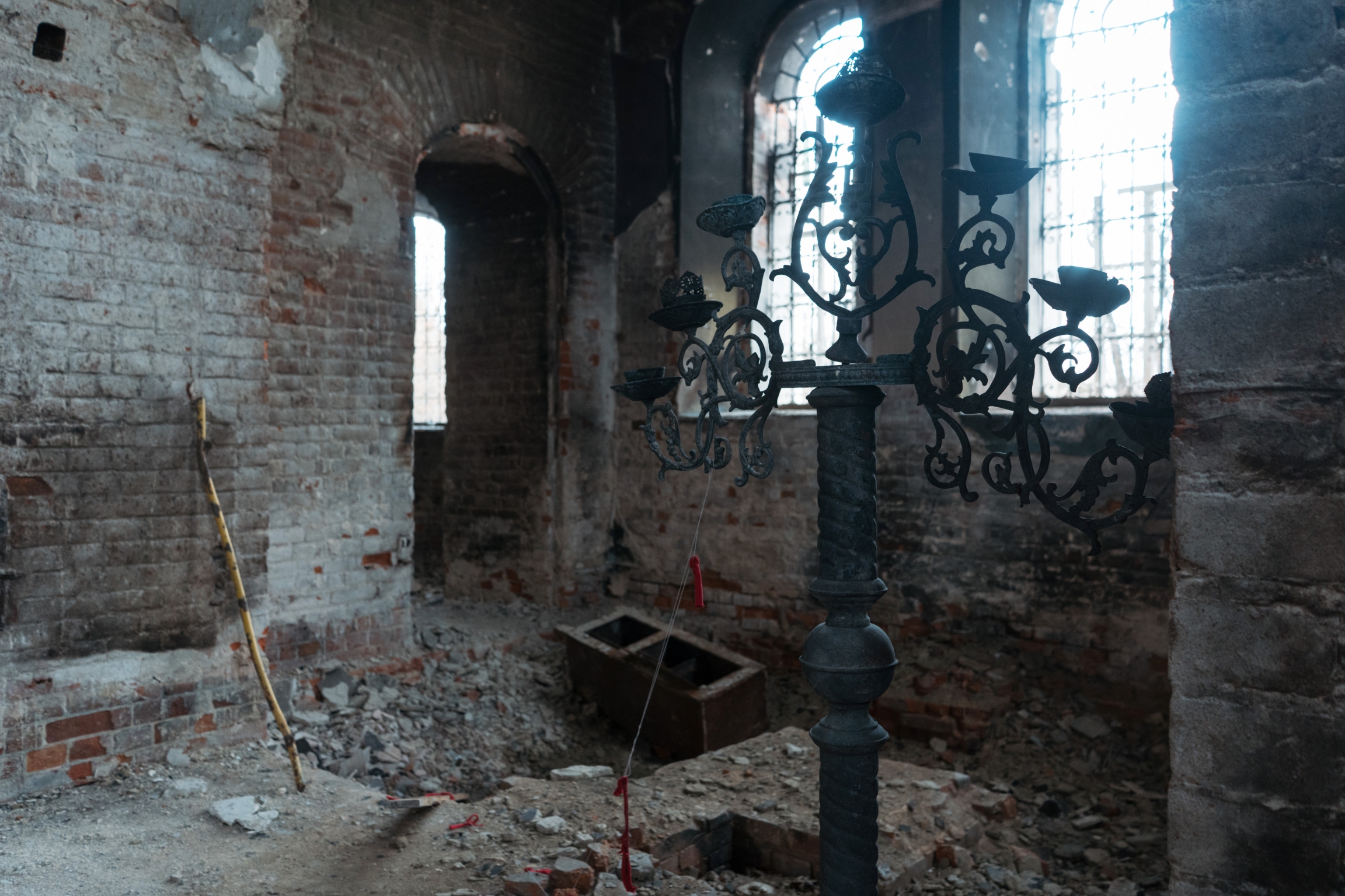 inside church