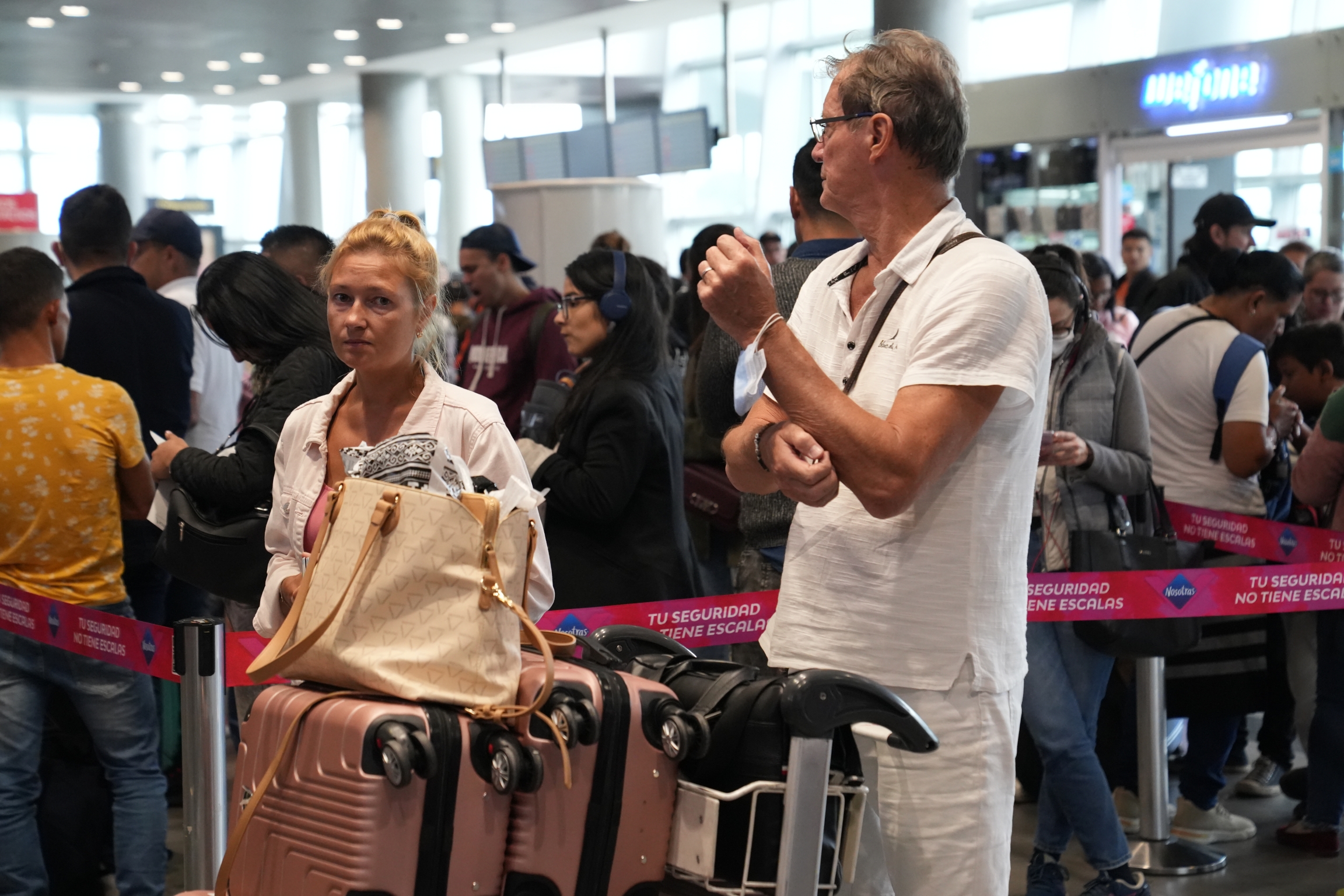 people in line