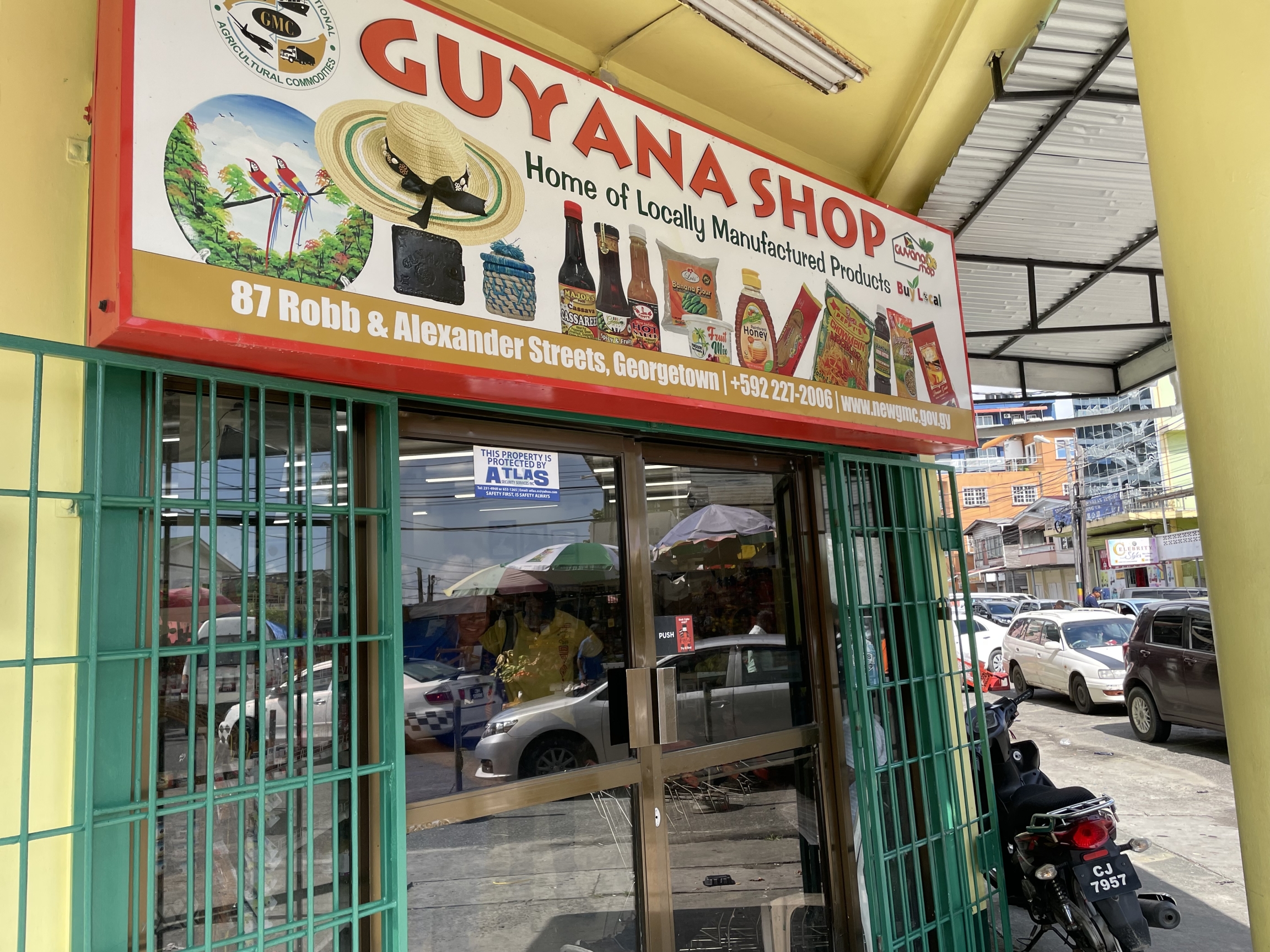 The Guyana Shop was put together by the attorney general and business boards to help small food businesses in Guyana package and sell their wares.