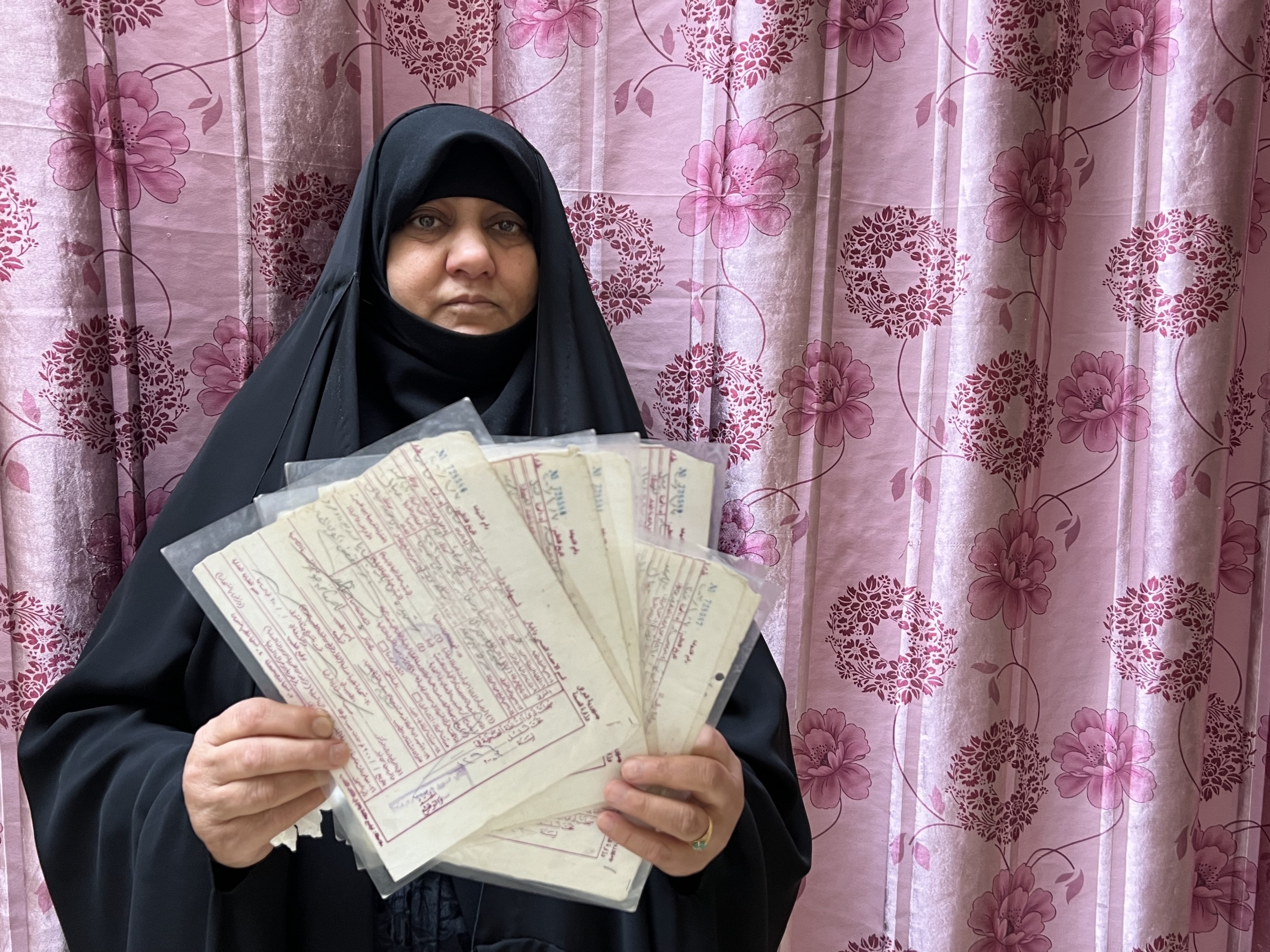 Layla Hussain Walli lost all six of her children in an airstrike on April 6, 2003.