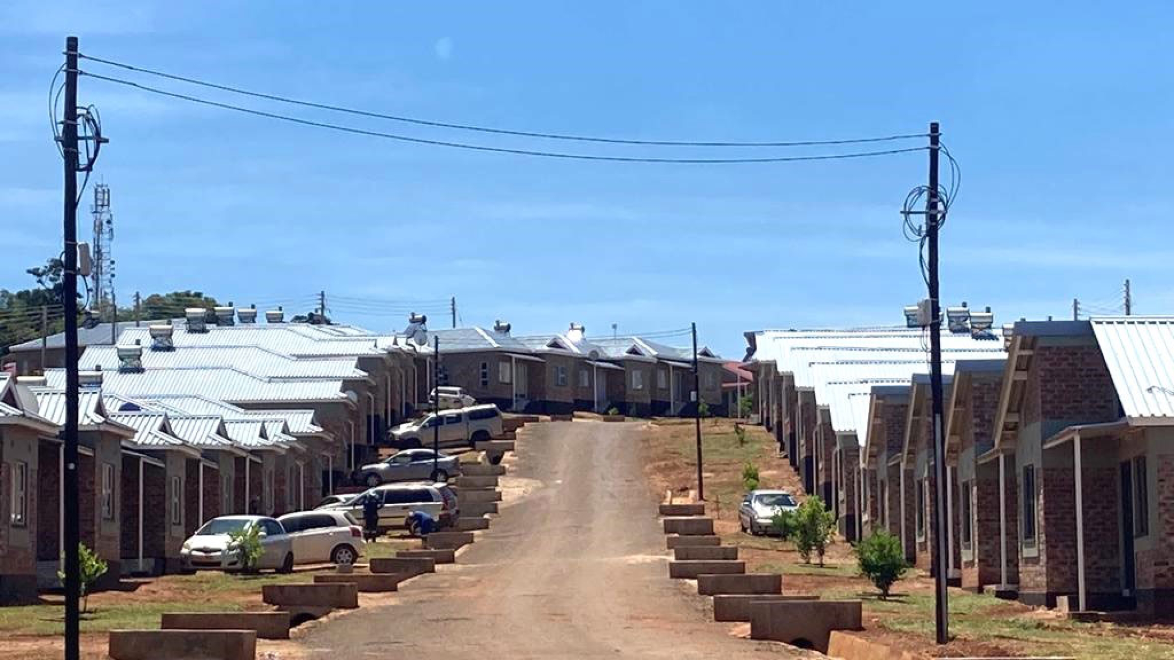 Solar water heaters are now standard features on new houses as well as some old houses in Zimbabwe.