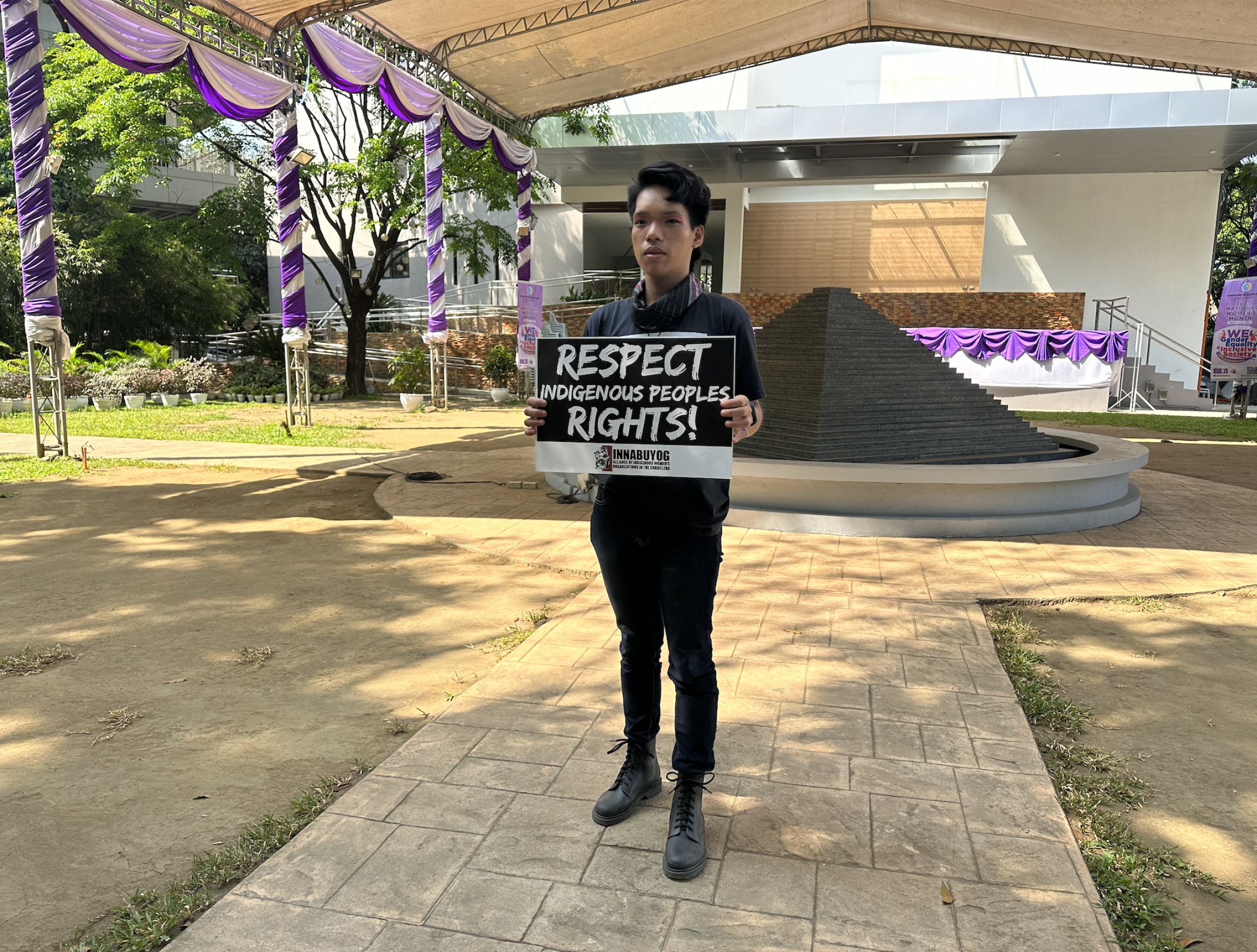 Protesters say they're not anti-development, but want to protect Indigenous lands in the Philippines.