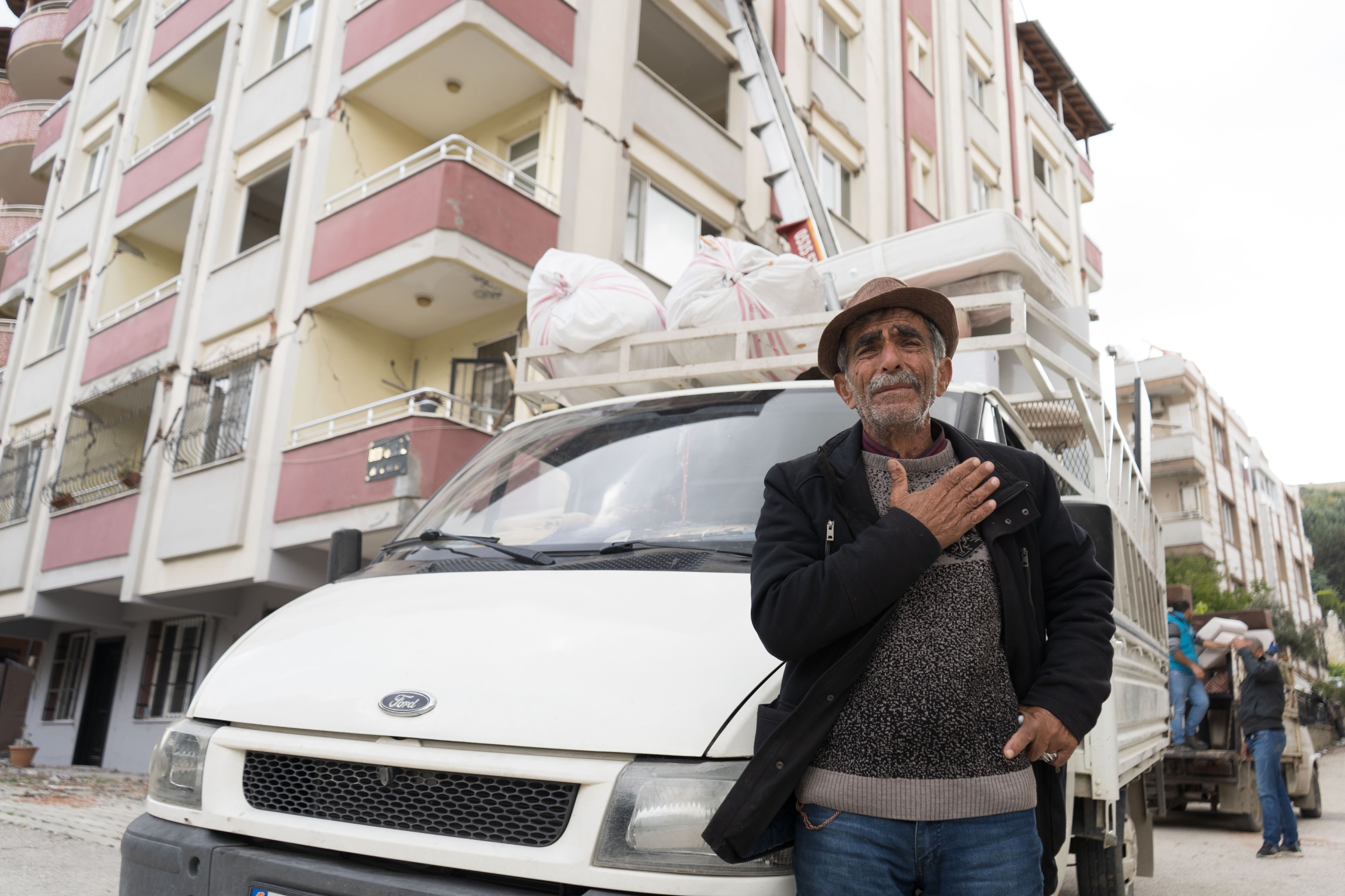man with truck