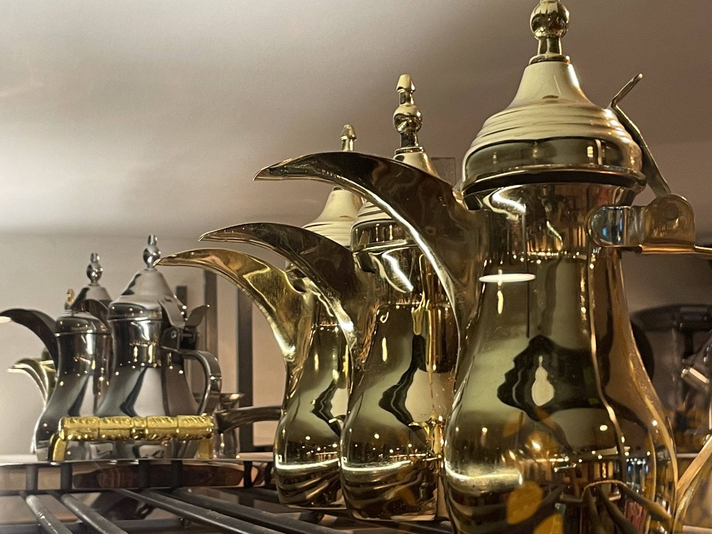 Products from Yemen add to the culutral atmosphere of the Bab al-Yemen restaurant, Boston, Apr. 12, 2023.