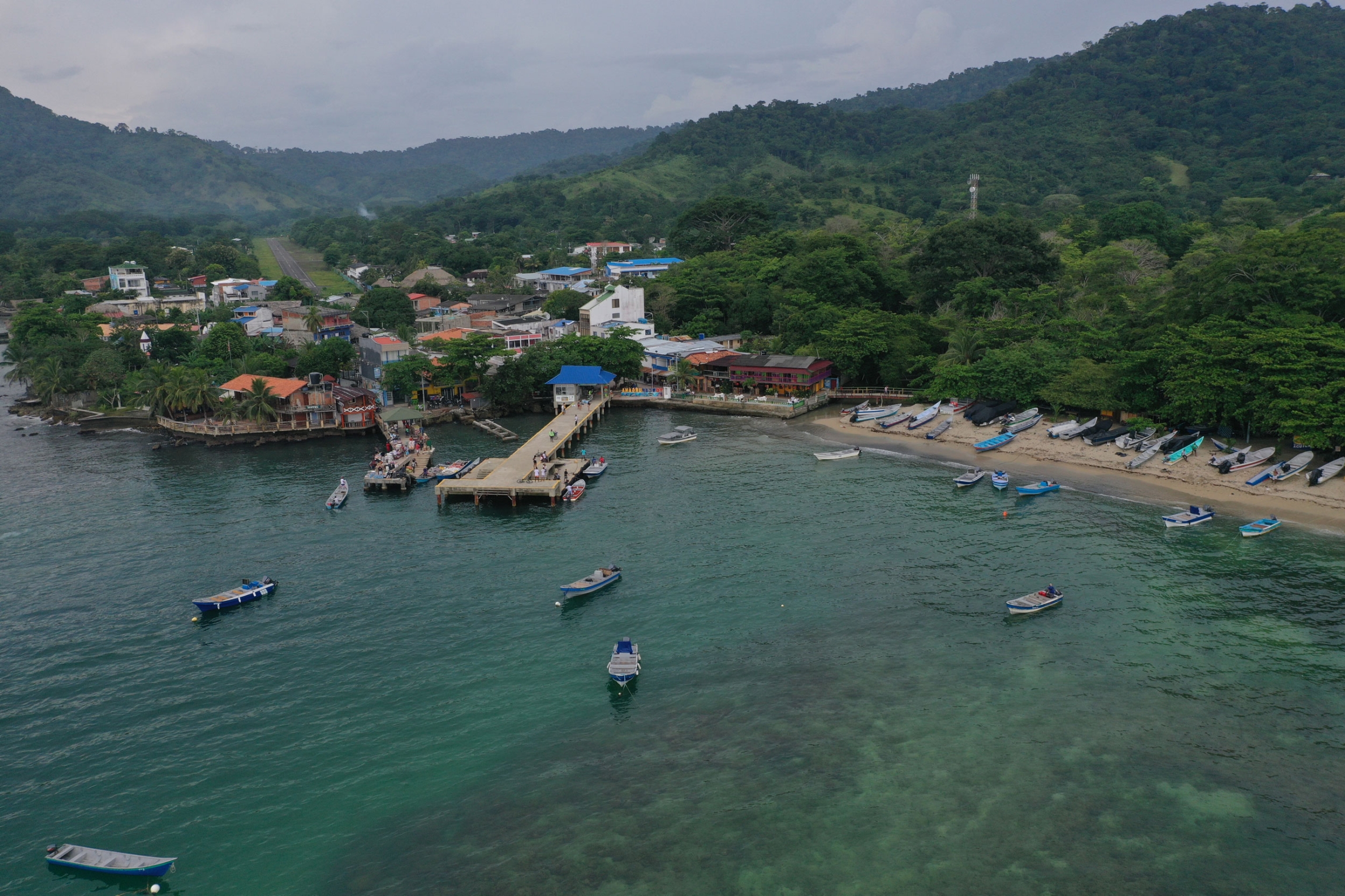  Capurgana is a small village in northern Colombia, located between the Darien jungle and the Caribbean Sea. 