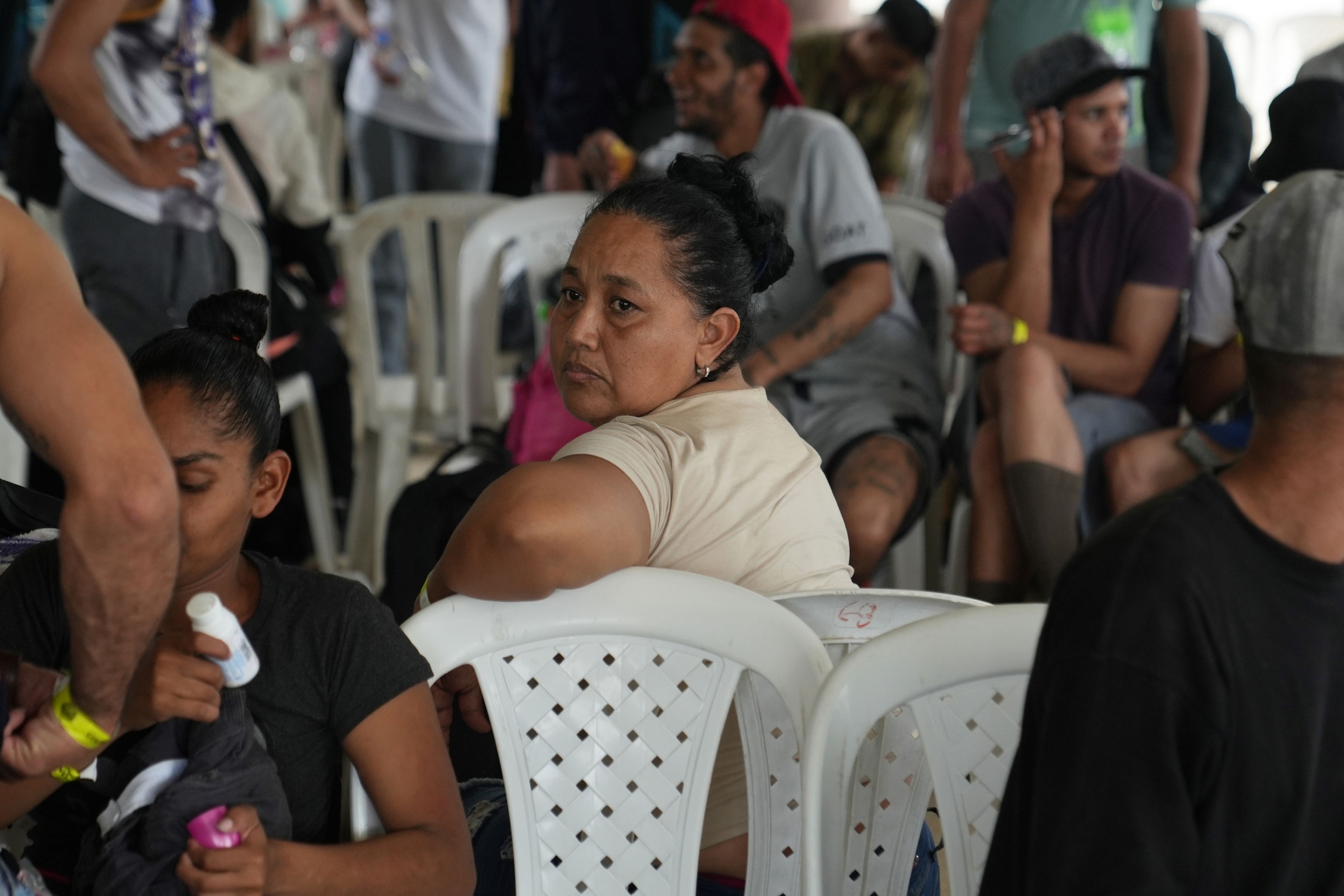 Ana Rivero from Venezuela, was stuck at the shelter in Capurgana, because she didn't have money to pay for the trek across the jungle. 