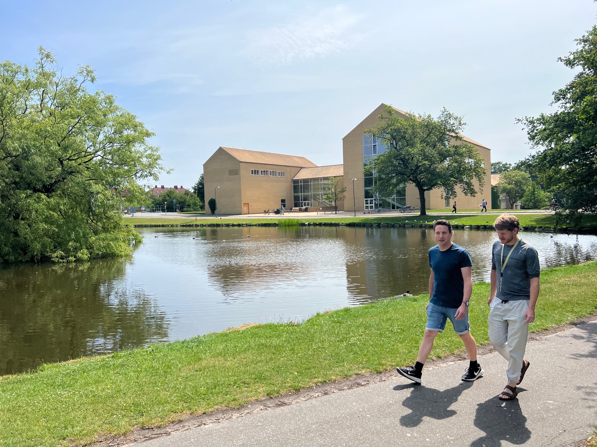 two men on a walk