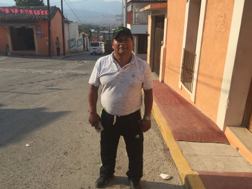 a displaced farmer in mexico