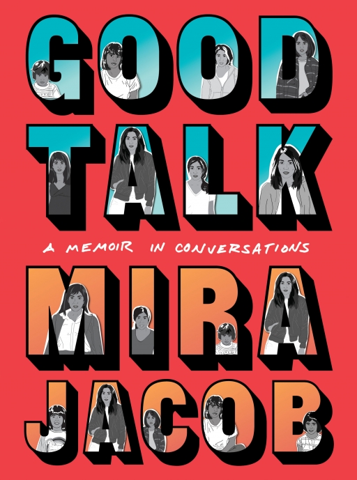 "Good Talk: A Memoir in Conversations" cover. The cover of the book "Good Talk: A Memoir in Conversations" showing the words on a red background.