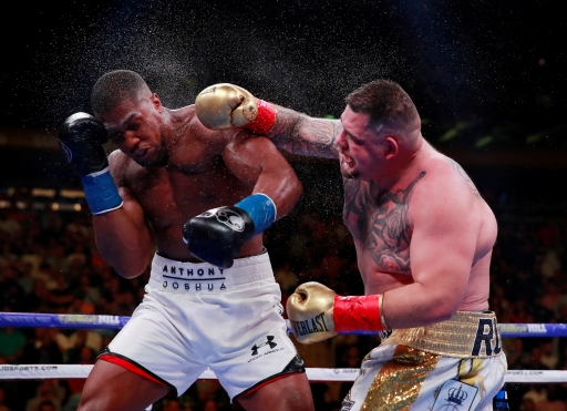 Andy Ruiz Jr in action with Anthony Joshua at Madison Square Garden, NYC, on June 1, 2019. Andy Ruiz Jr in action with Anthony Joshua at Madison Square Garden, NYC, on June 1, 2019.