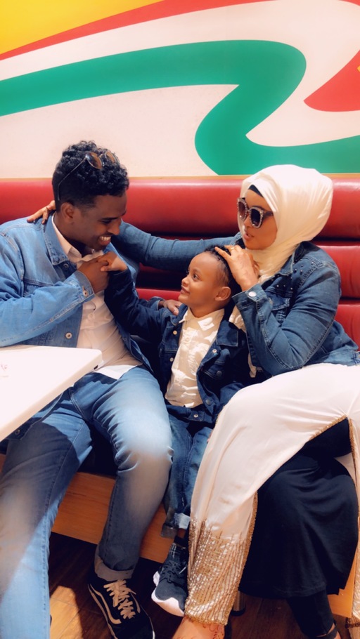 A Somali refugee family sitting in Nairobi, Kenya. A Somali refugee family sitting in Nairobi, Kenya.
