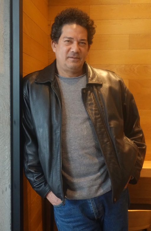 The Bookworm manager and co-owner, David Cantalupo. Up close photo of a white man
