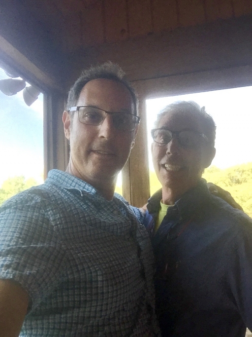 A selfie of two men