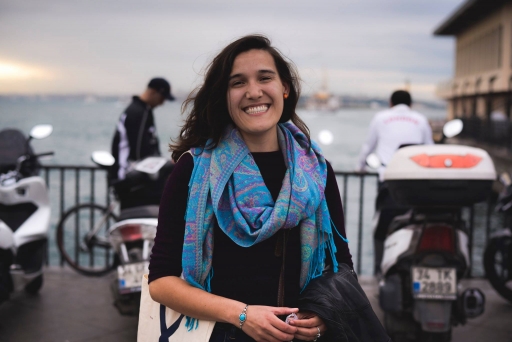 A portrait of journalist Lorena Rios