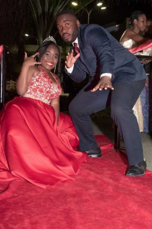 Brayan Guevara, right, and his cousin at her 2019 quinceañera celebration in Trujillo, Honduras. Brayan Guevara, right, and his cousin at her 2019 quinceañera celebration in Trujillo, Honduras.