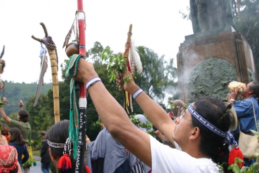 "Spirit Run" staff ceremony