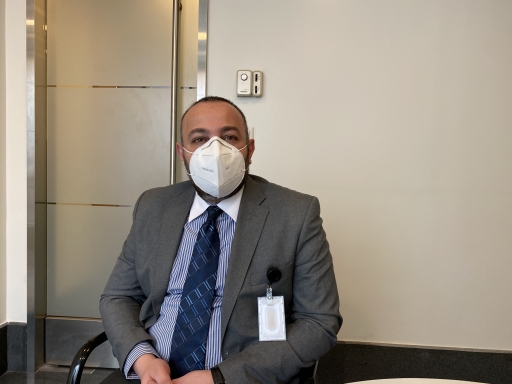 Nader Issa, chief nursing operations officer, at the Clemenceau Medical Center in Beirut, where he works. Nader Issa, chief nursing operations officer, at the Clemenceau Medical Center in Beirut, where he works.