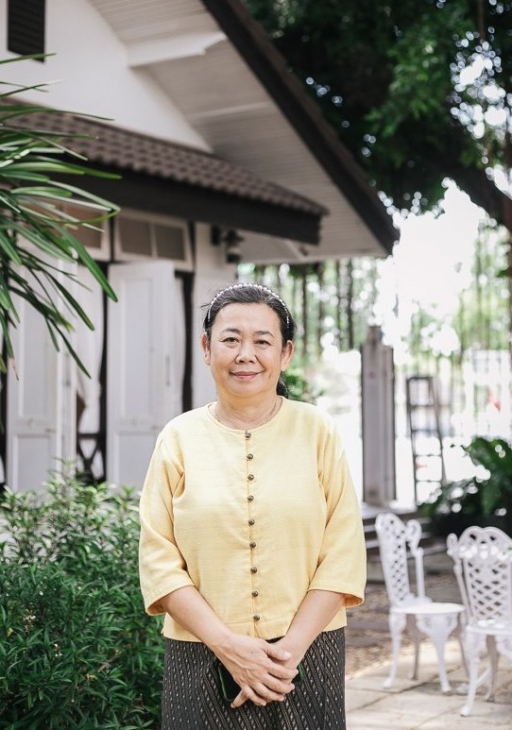 Chef Amara Akamanon uses ganja in her cooking at a restaurant called Baan Lao Ruang (The Storytelling House), which is a two-hour drive from Bangkok. Chef Amara Akamanon uses ganja in her cooking at a restaurant called Baan Lao Ruang (The Storytelling House), which is a two-hour drive from Bangkok.