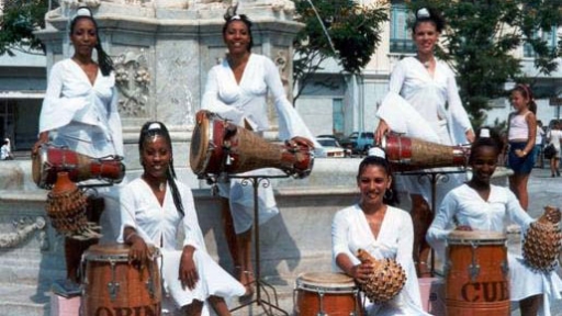 Some of the founders of Obiní Batá.