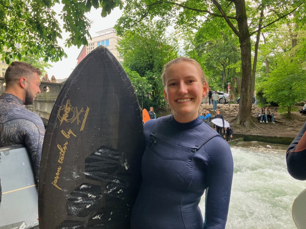 Surfâ€™s up on Munichâ€™s Eisbach river â€” the world capital of river surfing