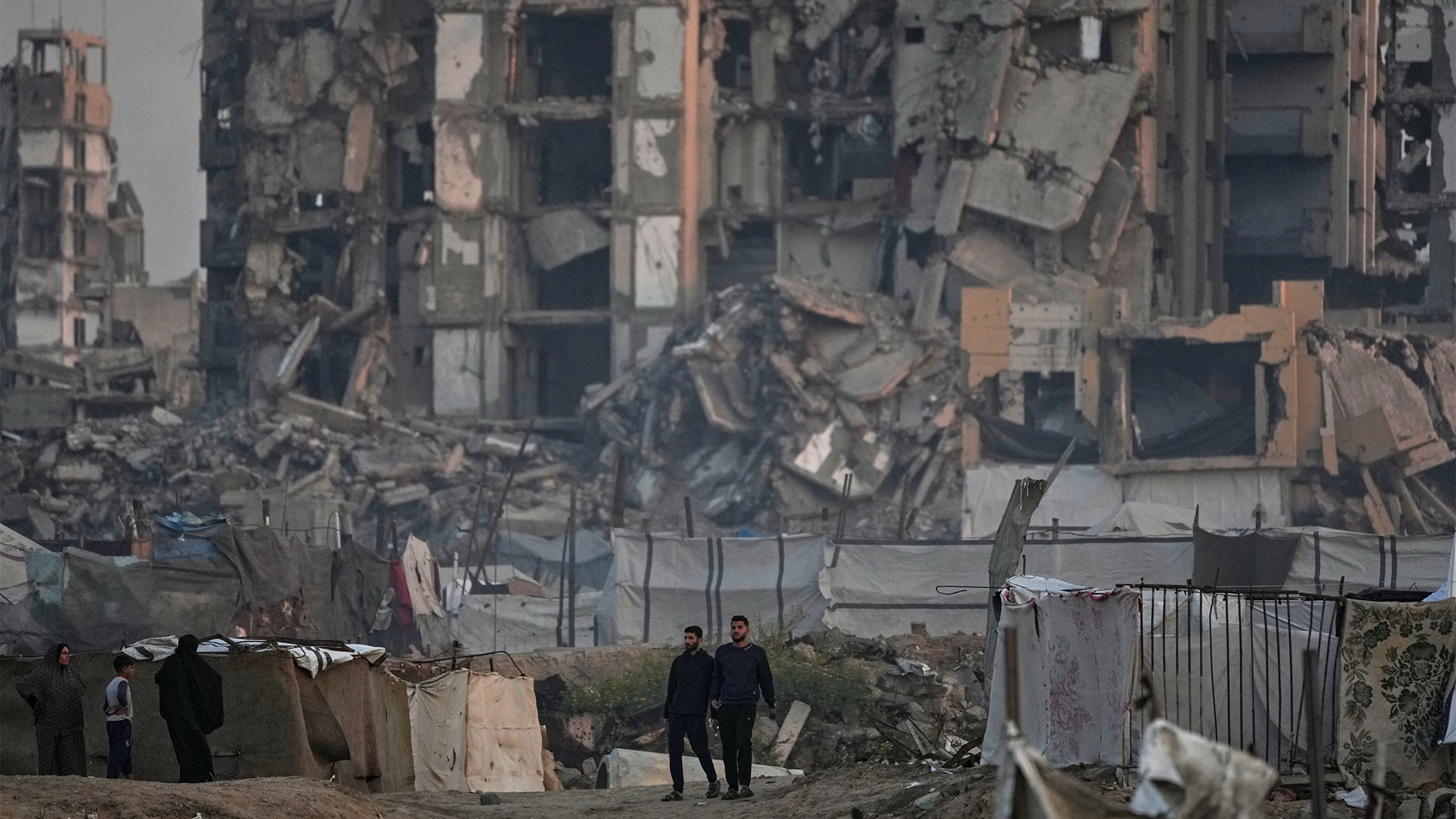 Palestinians in Gaza struggle to survive despite ceasefire, living in tents amid destroyed homes